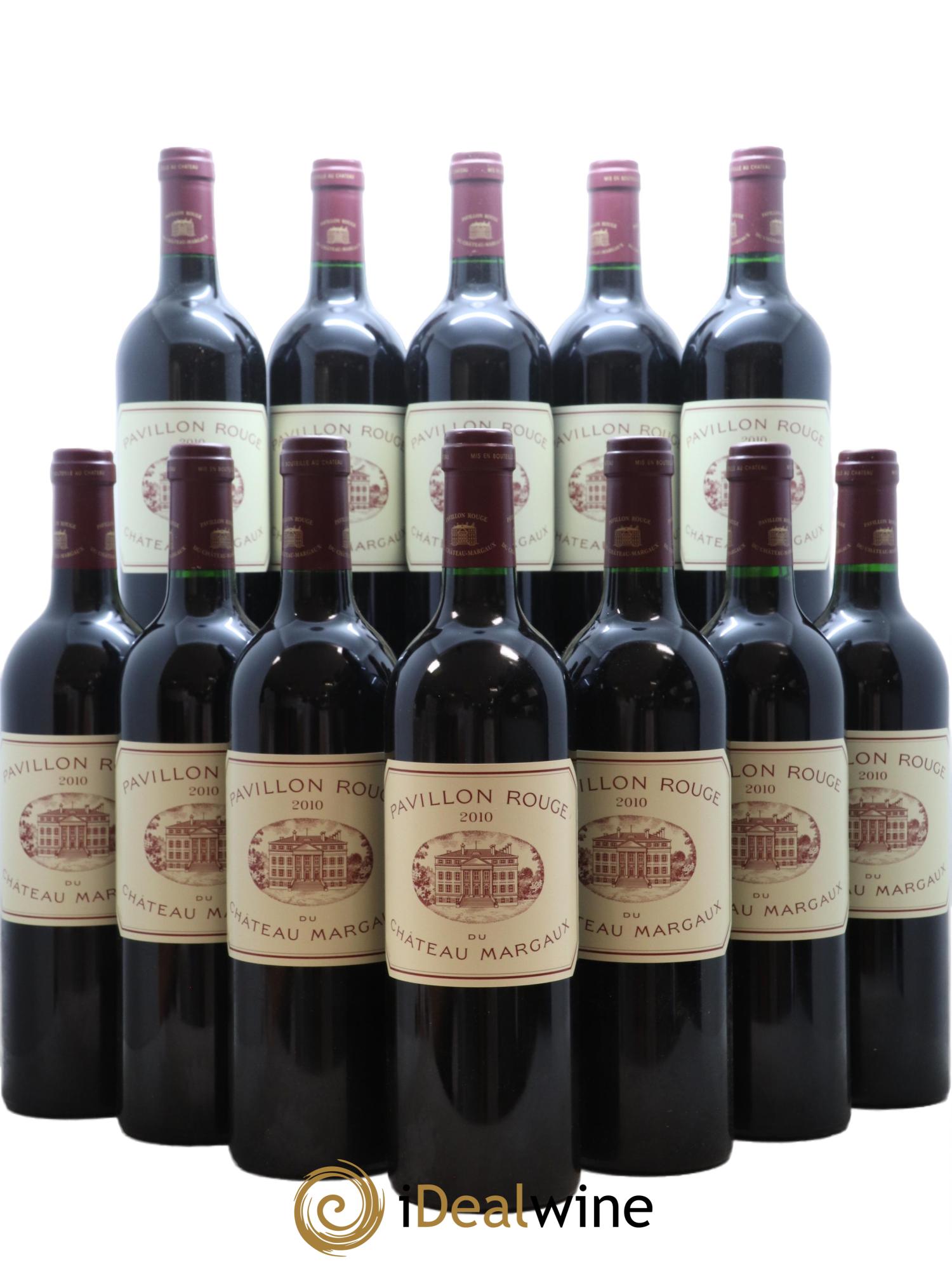 Pavillon Rouge du Château Margaux Second Vin 2010 - Lot de 12 bouteilles - 0