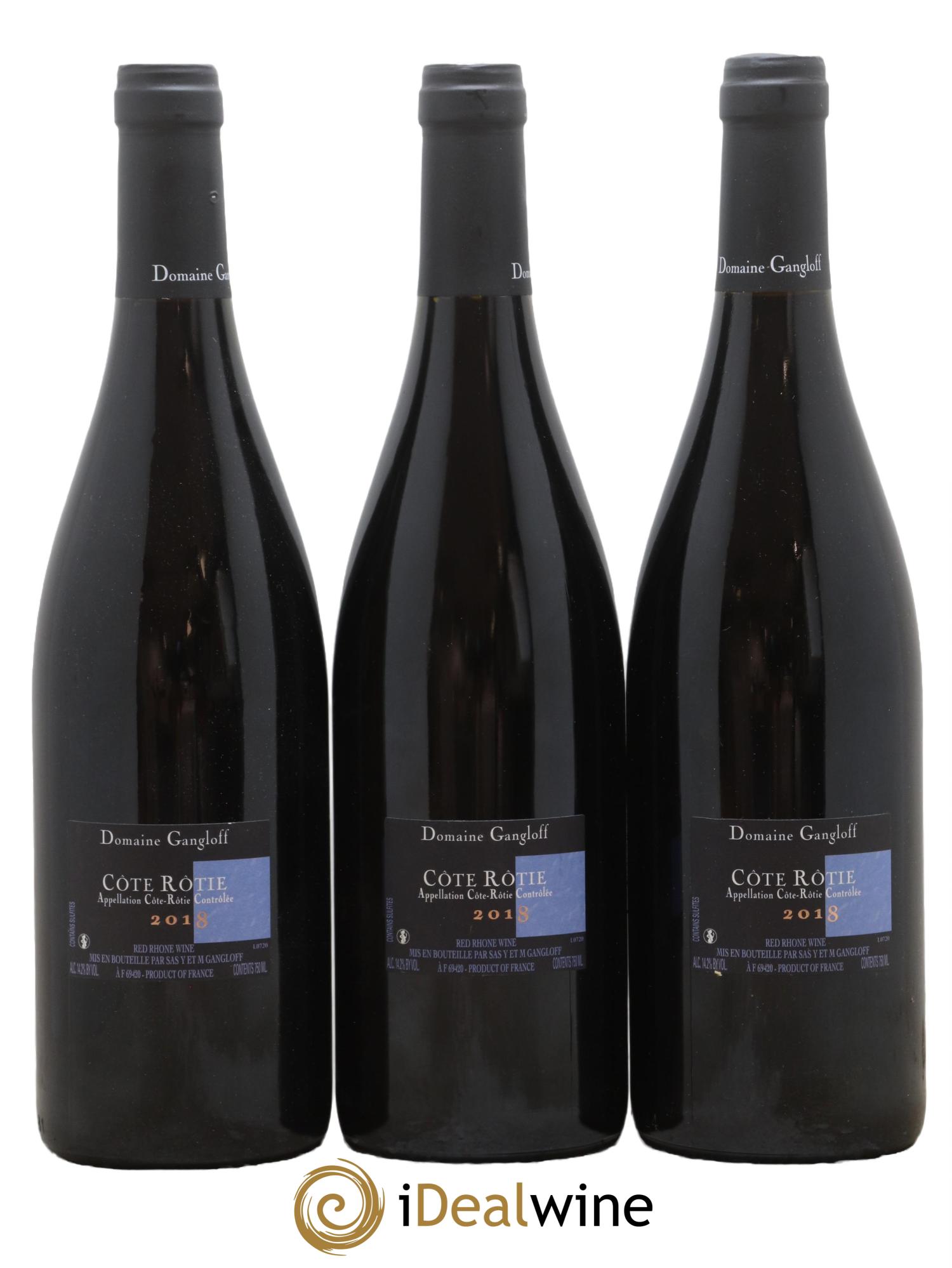 Côte-Rôtie La Barbarine Gangloff (Domaine) 2018 - Lot de 3 bouteilles - 1