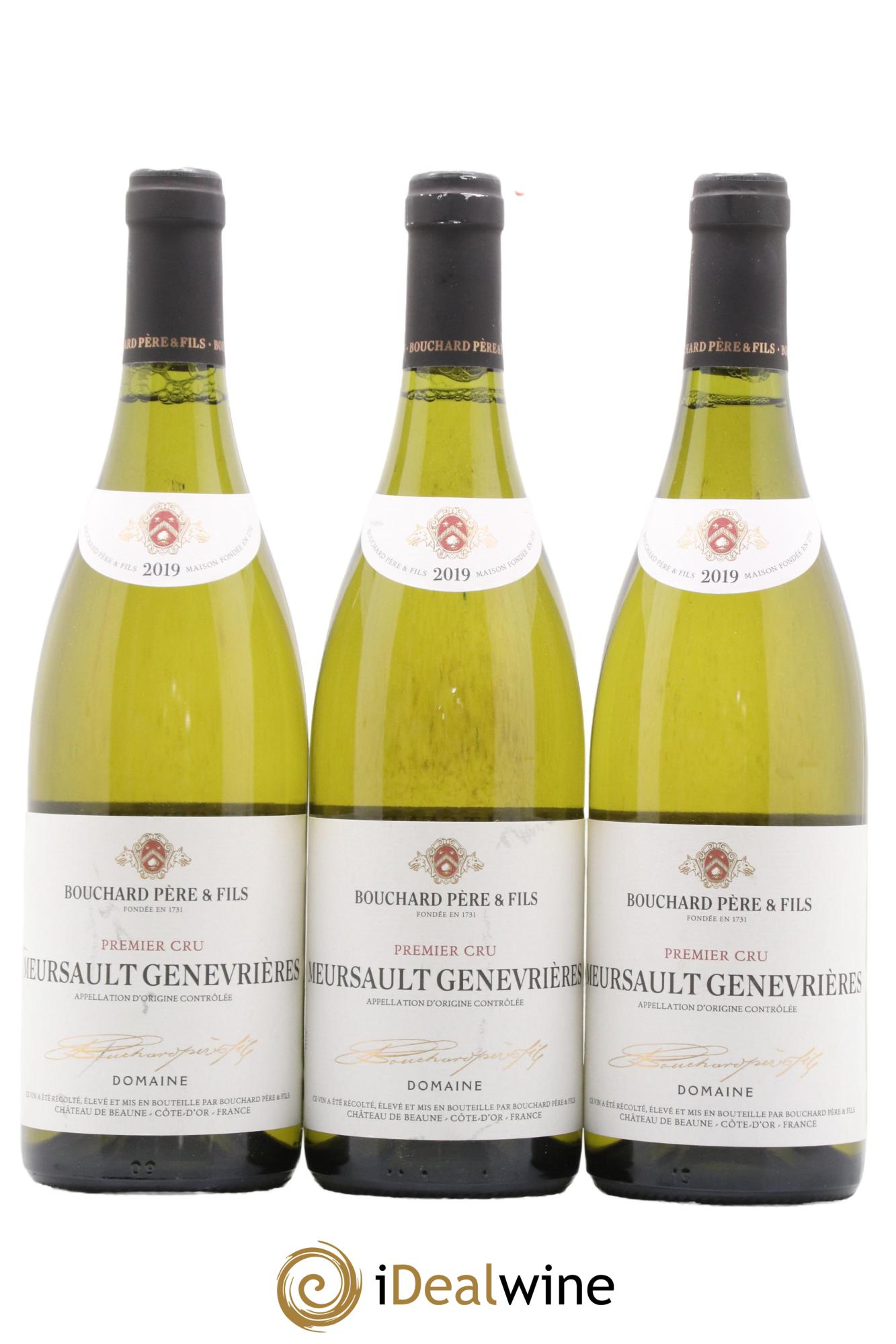 Meursault 1er Cru Genevrières Bouchard Père & Fils 2019 - Lot de 3 bouteilles - 0