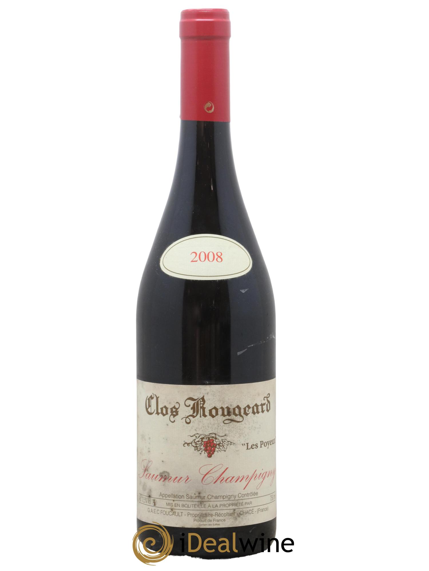 Saumur-Champigny Les Poyeux Clos Rougeard 2008 - Lot de 1 bouteille - 0