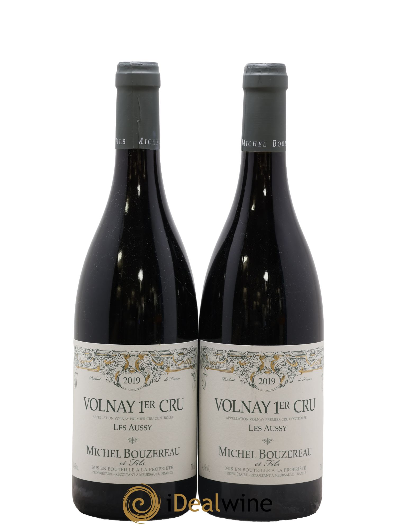 Volnay 1er Cru Les Aussy Michel Bouzereau et Fils (Domaine) 2019 - Lot de 2 bouteilles - 0