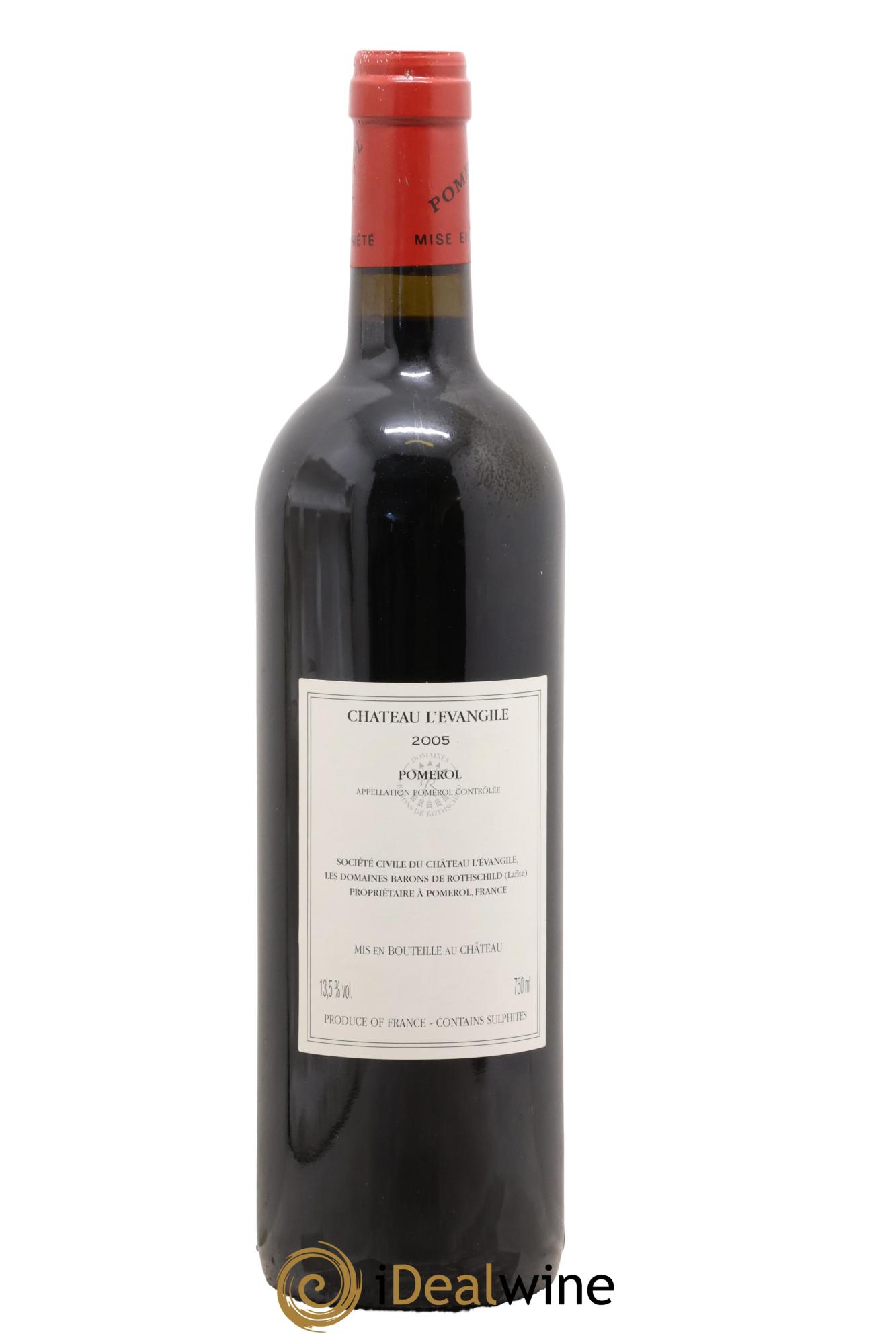 Château l' Évangile 2005 - Lot de 1 bouteille - 1