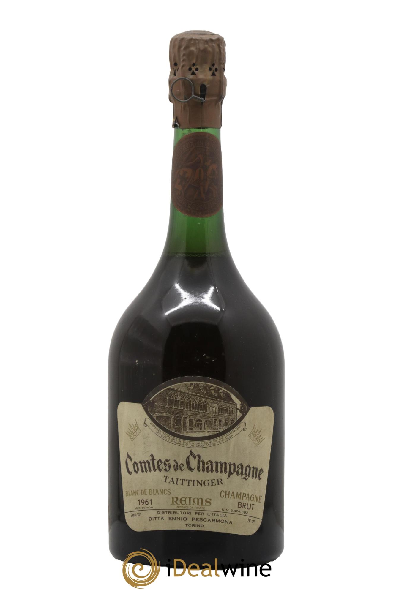 Comtes de Champagne Taittinger 1961 - Lotto di 1 bottiglia - 0