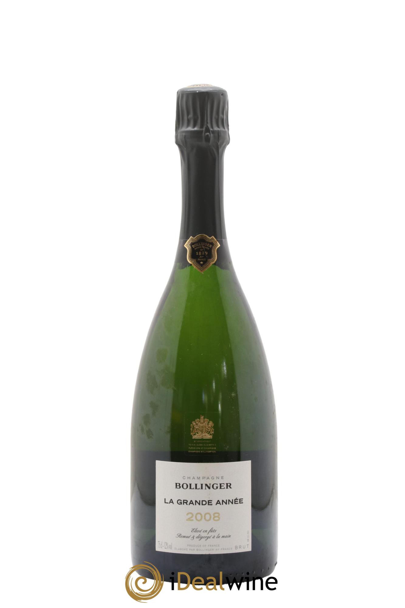 La Grande Année Brut Bollinger 2008 - Lot of 1 bottle - 1