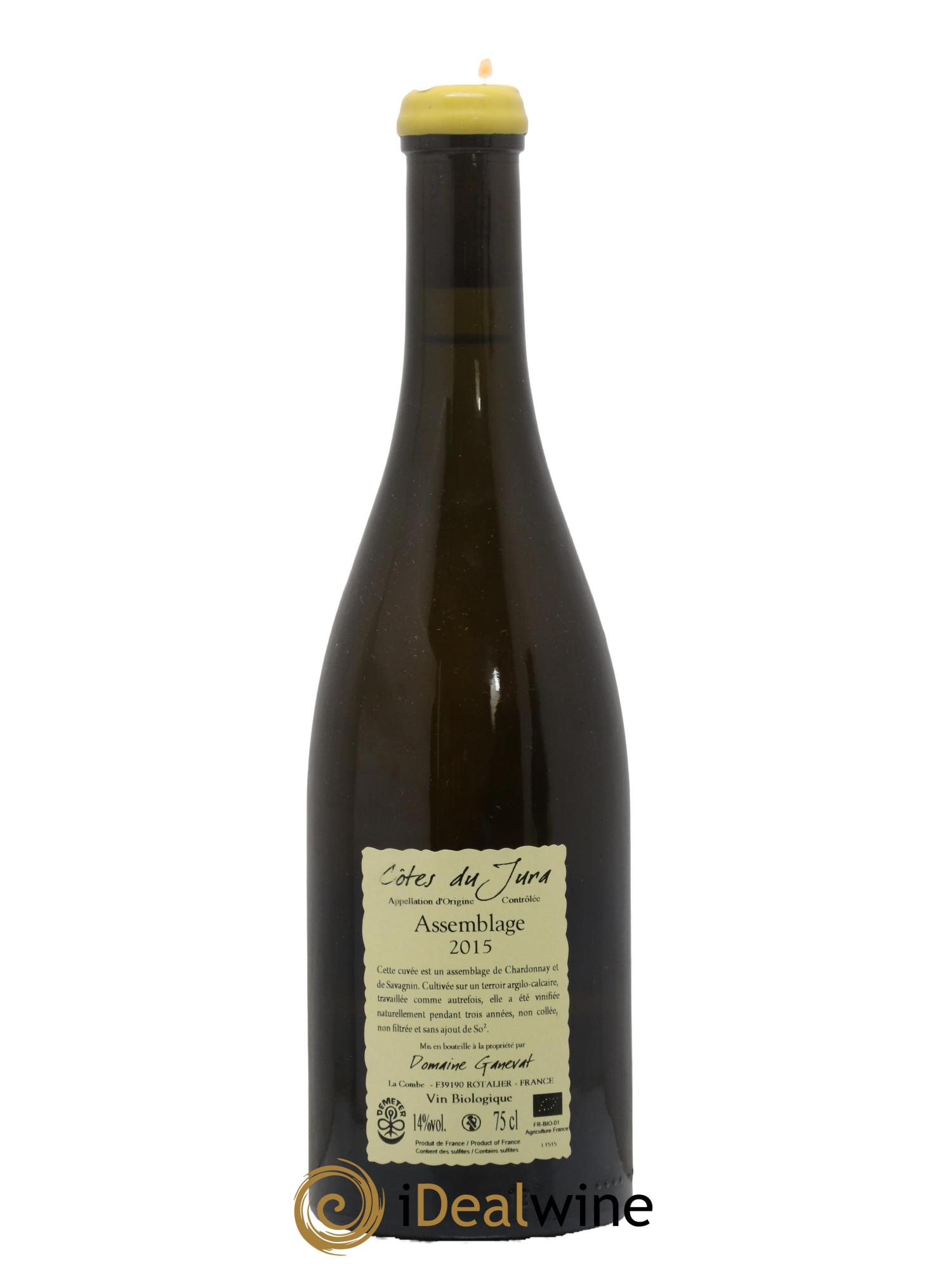 Côtes du Jura Cuvée Orégane Jean-François Ganevat (Domaine) 2015 - Lot de 1 bouteille - 1