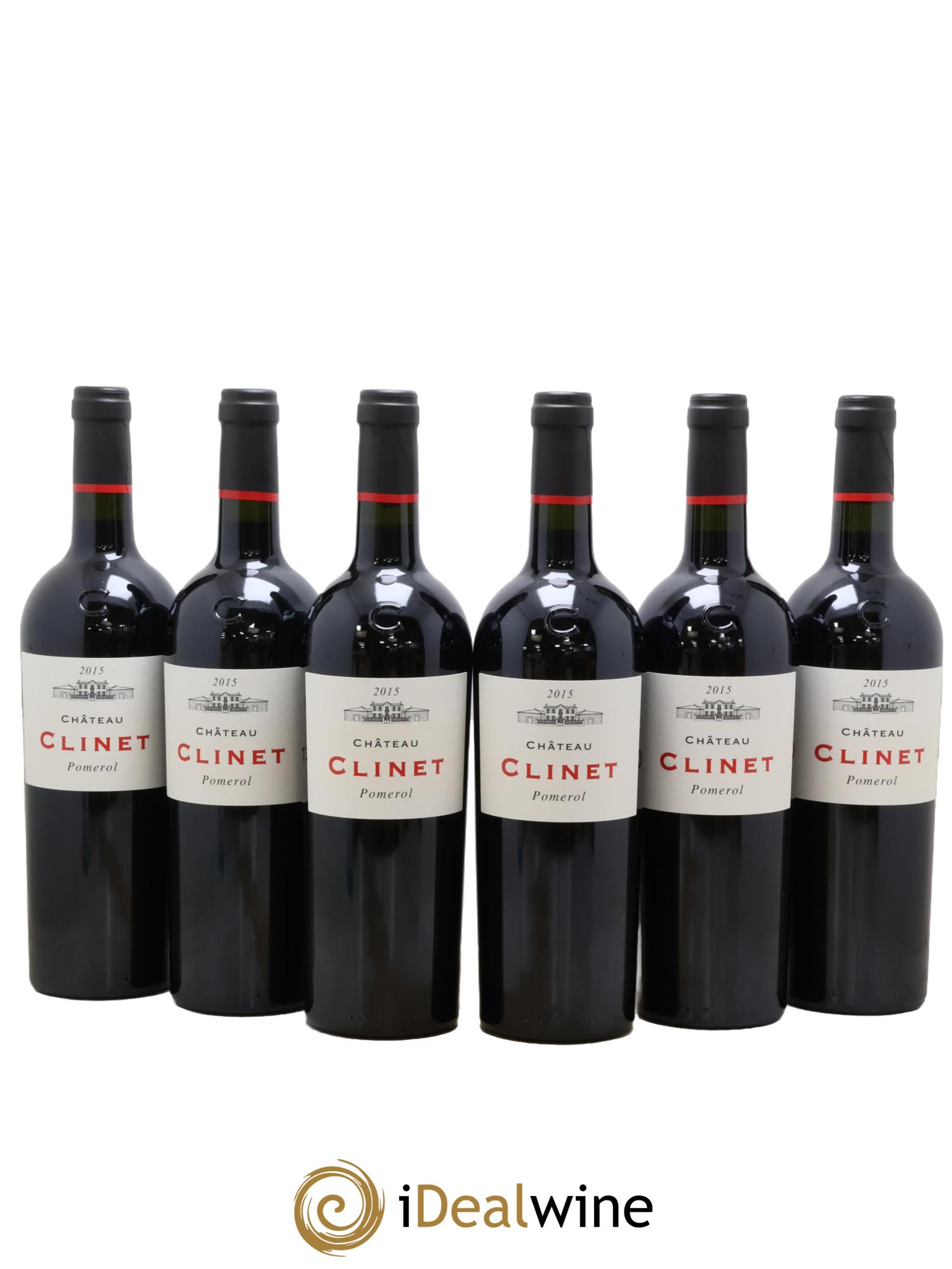Château Clinet  2015 - Posten von 6 Flaschen - 0