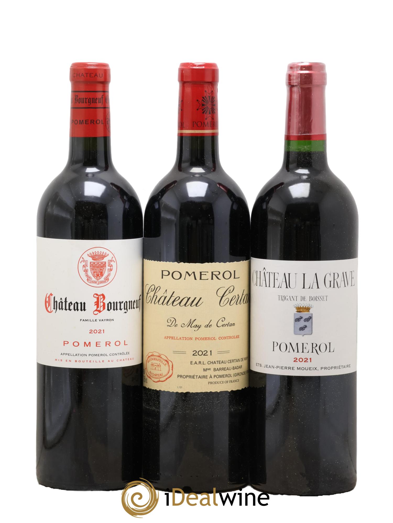 Caisse Prestige PETRUS/LAFLEUR PETRUS/LAGRANGE/LAGRAVE/TROTANNOY/VIEUX CERTAN/BOURGNEUF/BELAIR MONANGE/ LE CHEMIN/ CERTAN DE MAY/ GAZIN/ LAFLEUR GAZIN 2021 - Lot of 12 bottles - 4