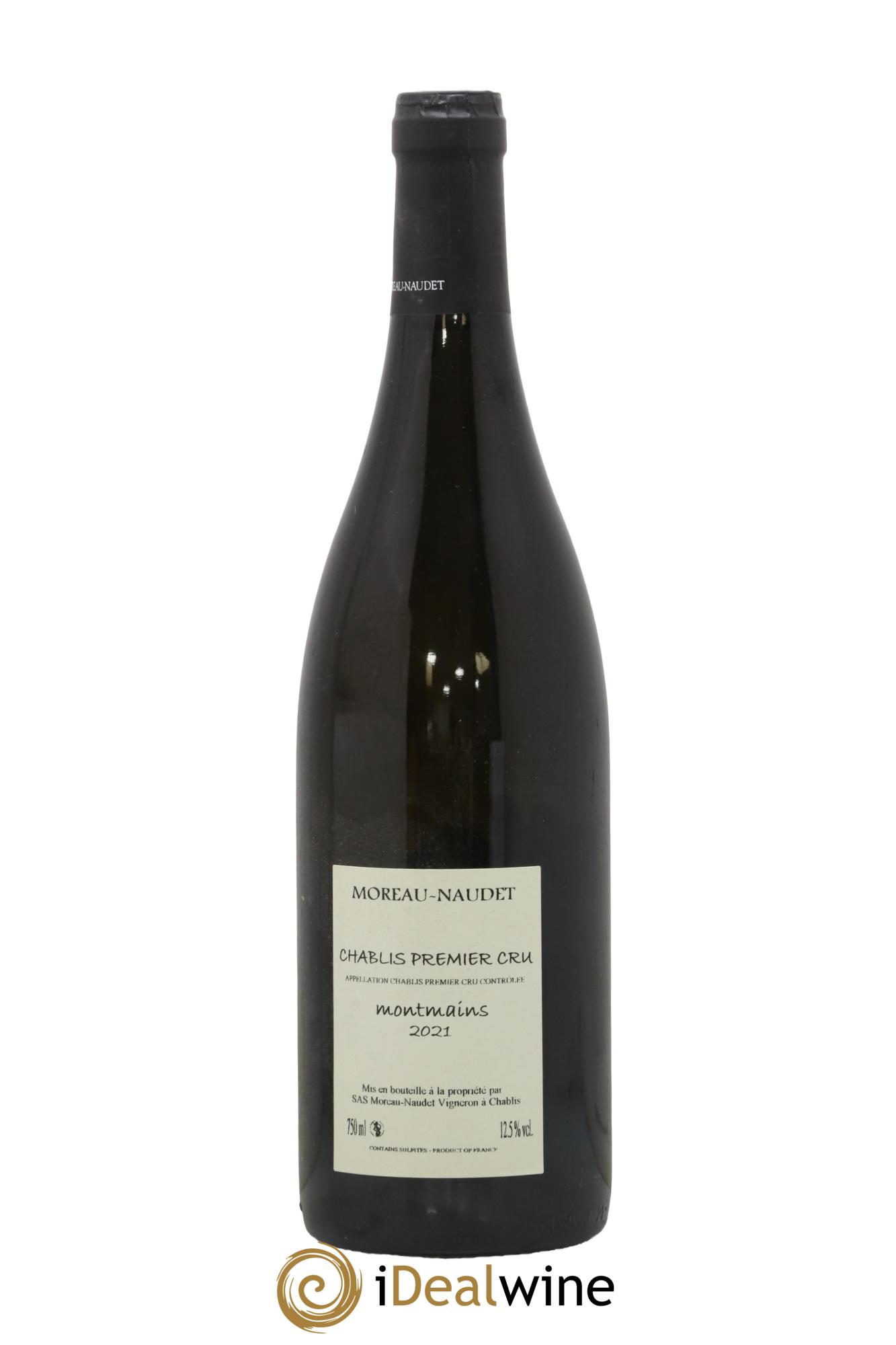 Chablis 1er Cru Montmains Moreau Naudet 2021 - Lotto di 1 bottiglia - 1