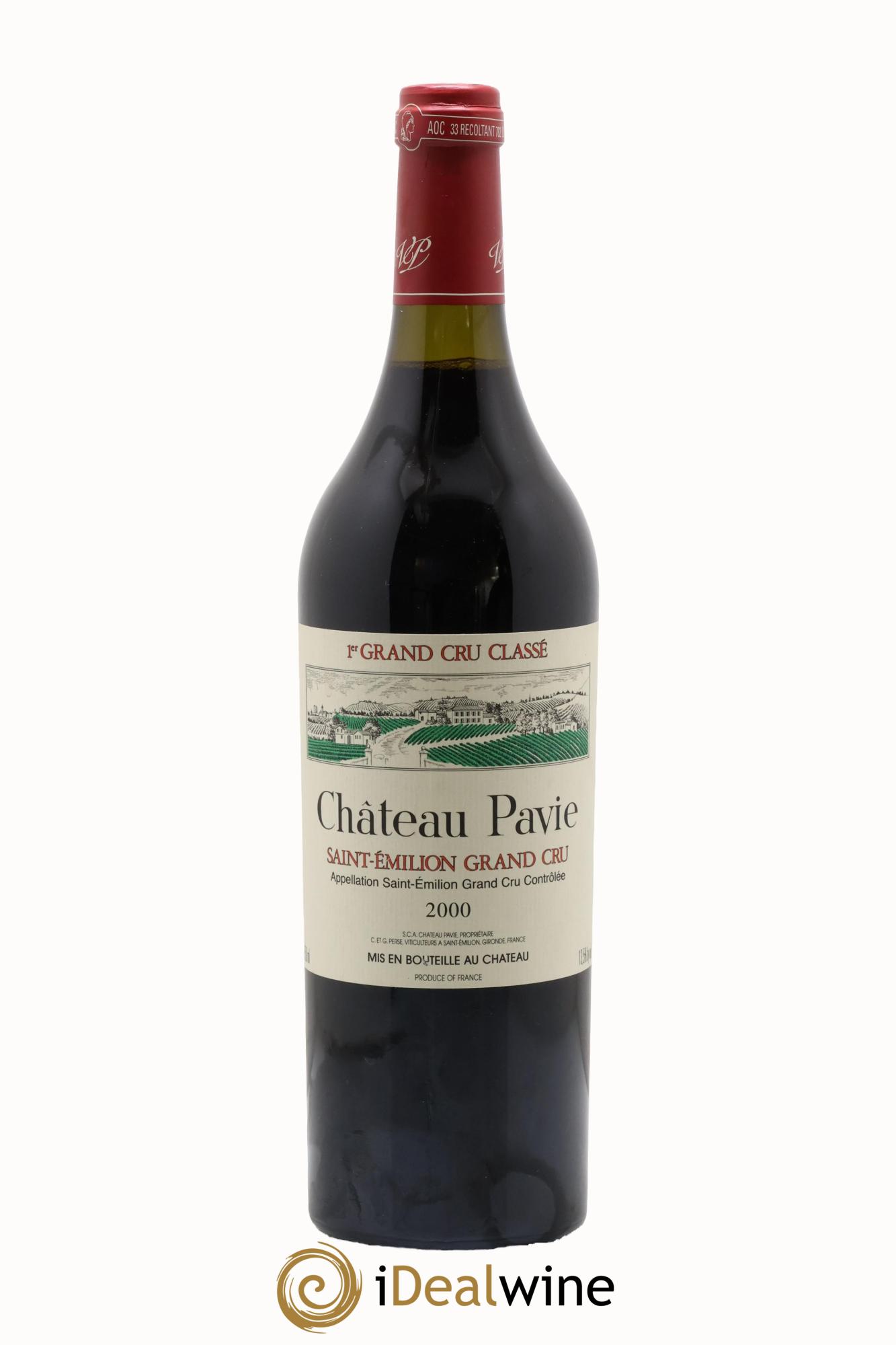Château Pavie 1er Grand Cru Classé A 2000 - Lotto di 1 bottiglia - 0