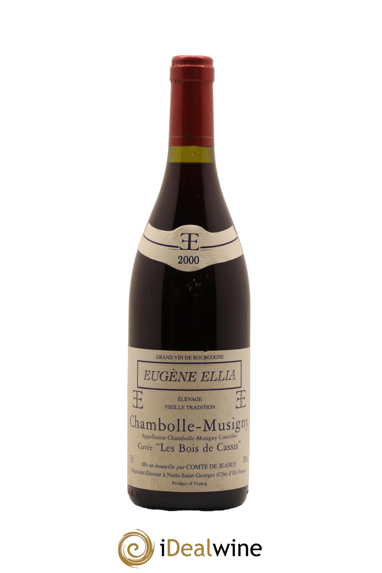 Chambolle-Musigny Les Bois de Cassis Domaine Eugene Ellia 2000 - Lot de 1 bouteille - 0