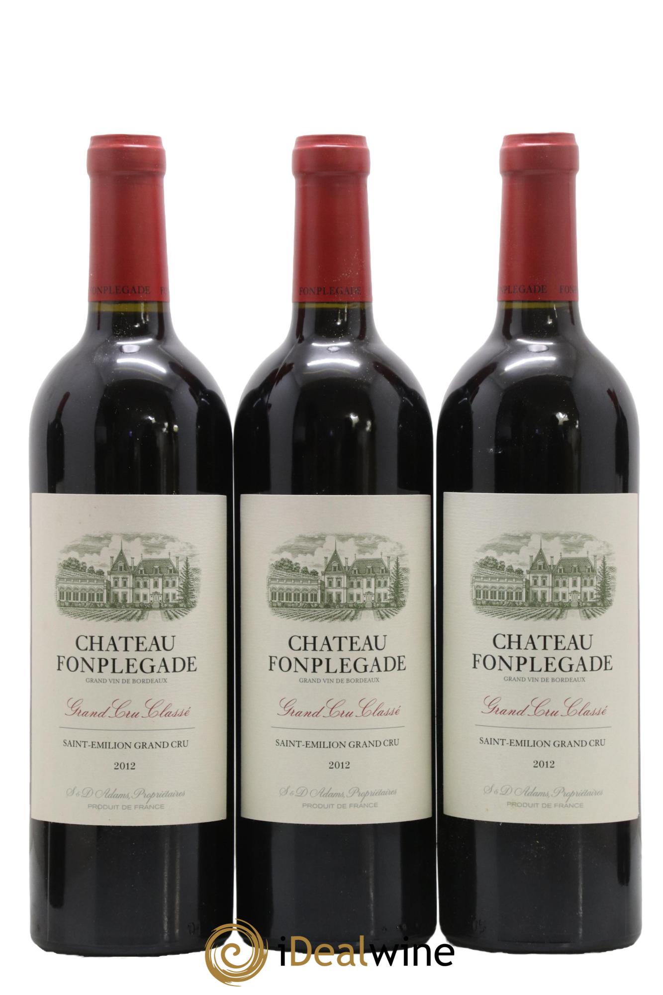 Château Fonplegade Grand Cru Classé 2012 - Lot de 12 bouteilles - 2