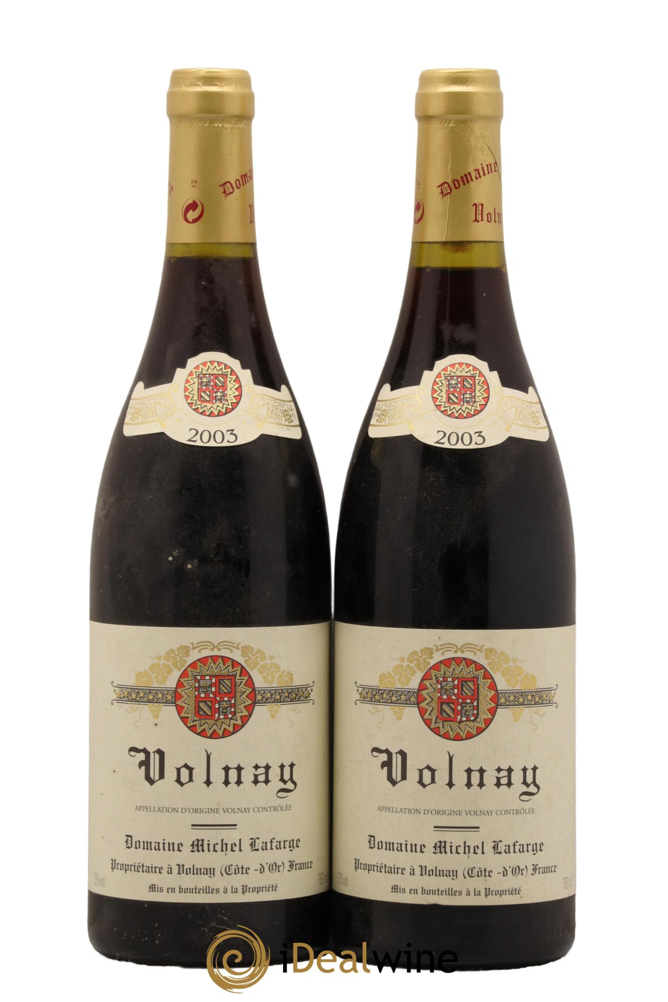 Volnay Lafarge (Domaine) 2003 - Lot de 2 bouteilles - 0