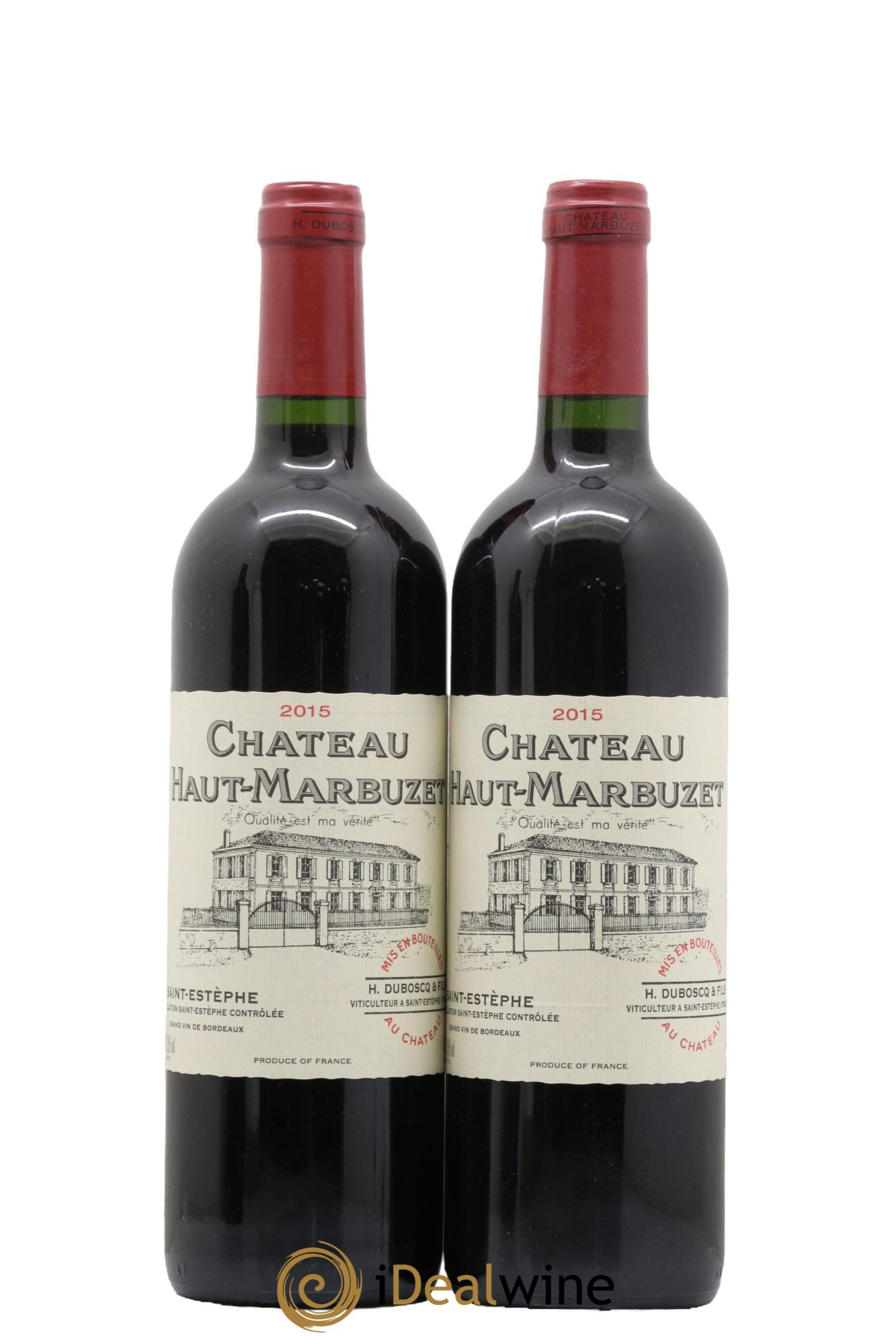 Château Haut Marbuzet 2015 - Lot de 2 bouteilles - 0