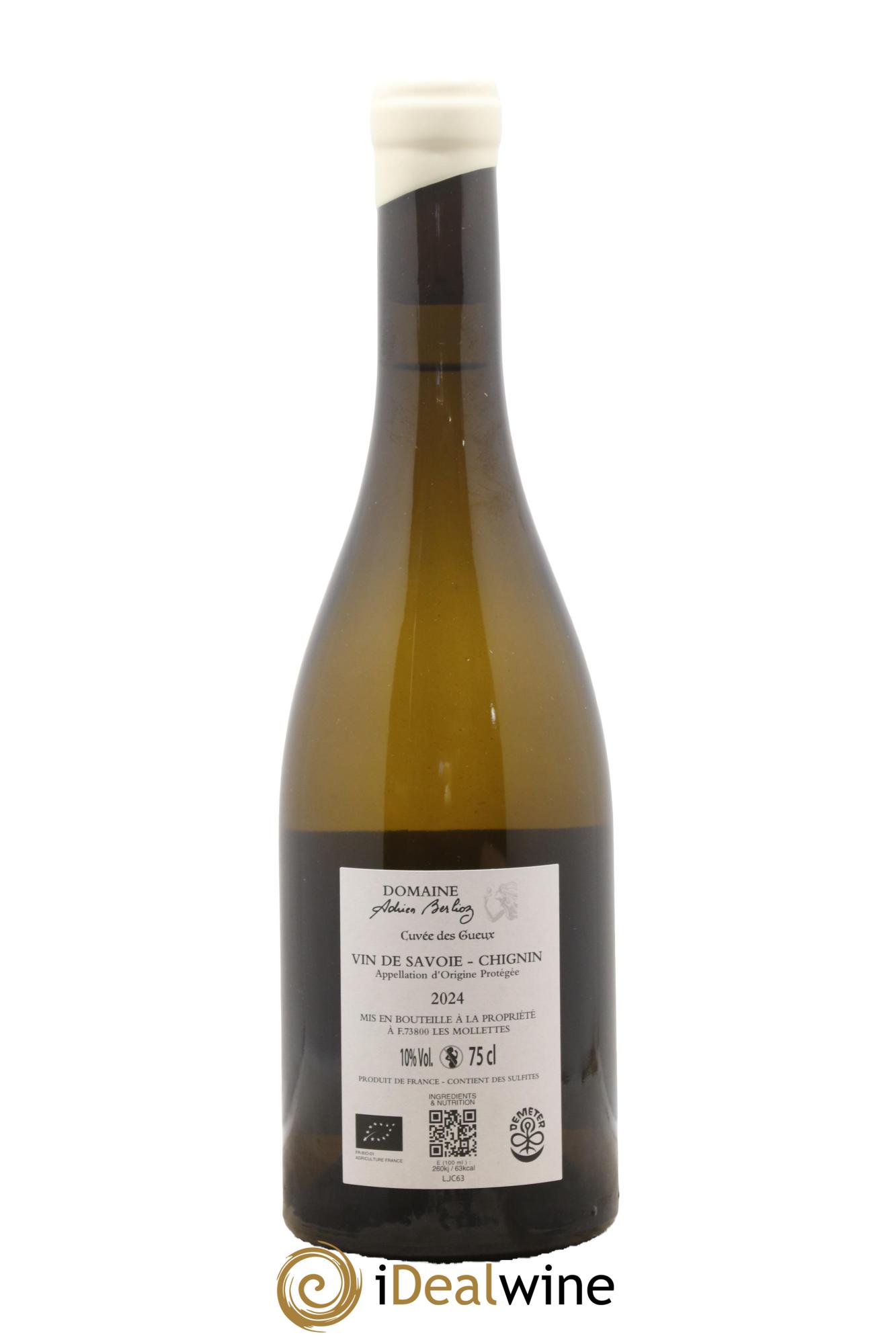 Vin de Savoie La Cuvée des Gueux Adrien Berlioz 2024 - Lotto di 1 bottiglia - 1
