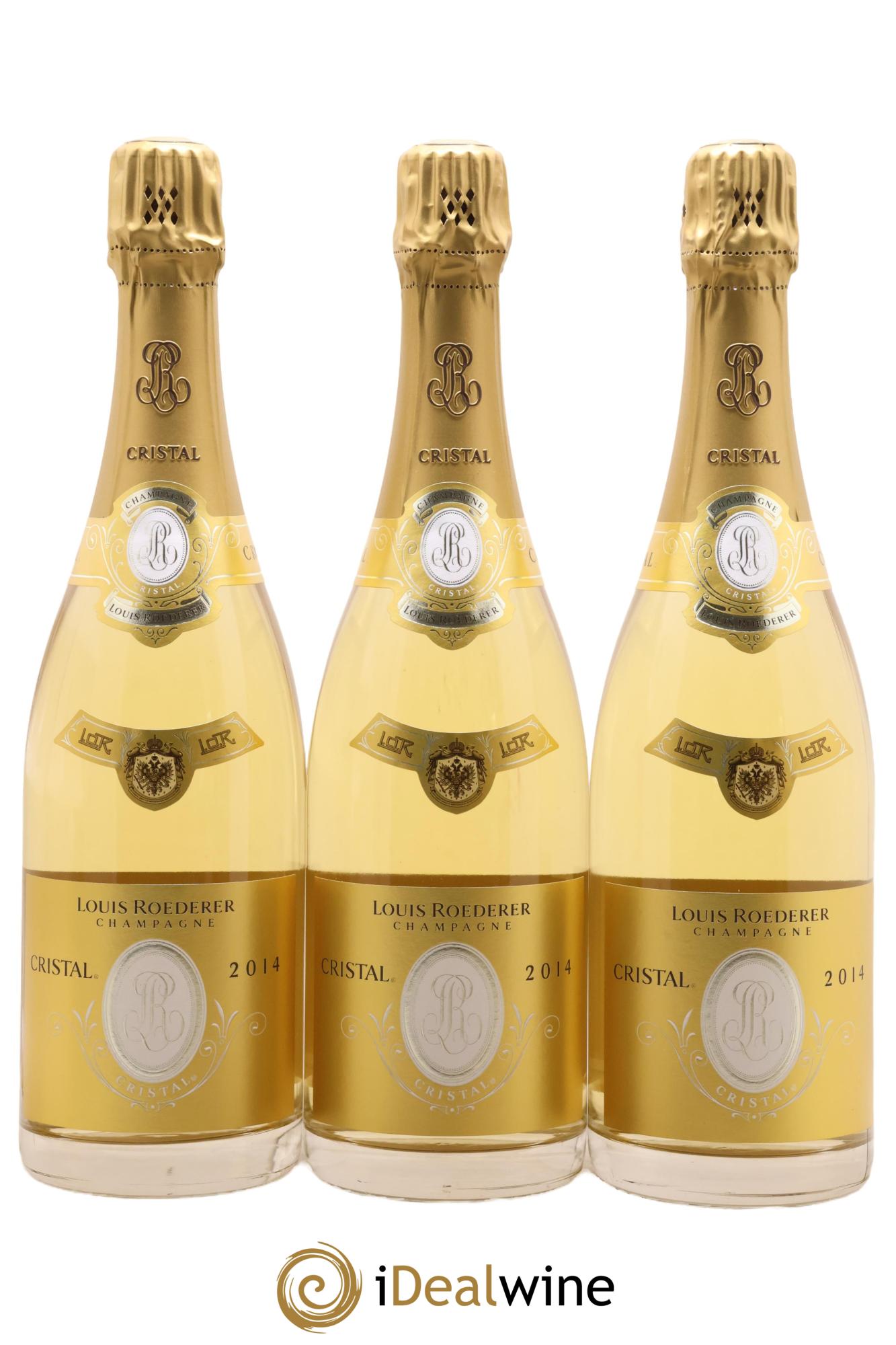 Cristal Louis Roederer 2014 - Posten von 3 Flaschen - 0