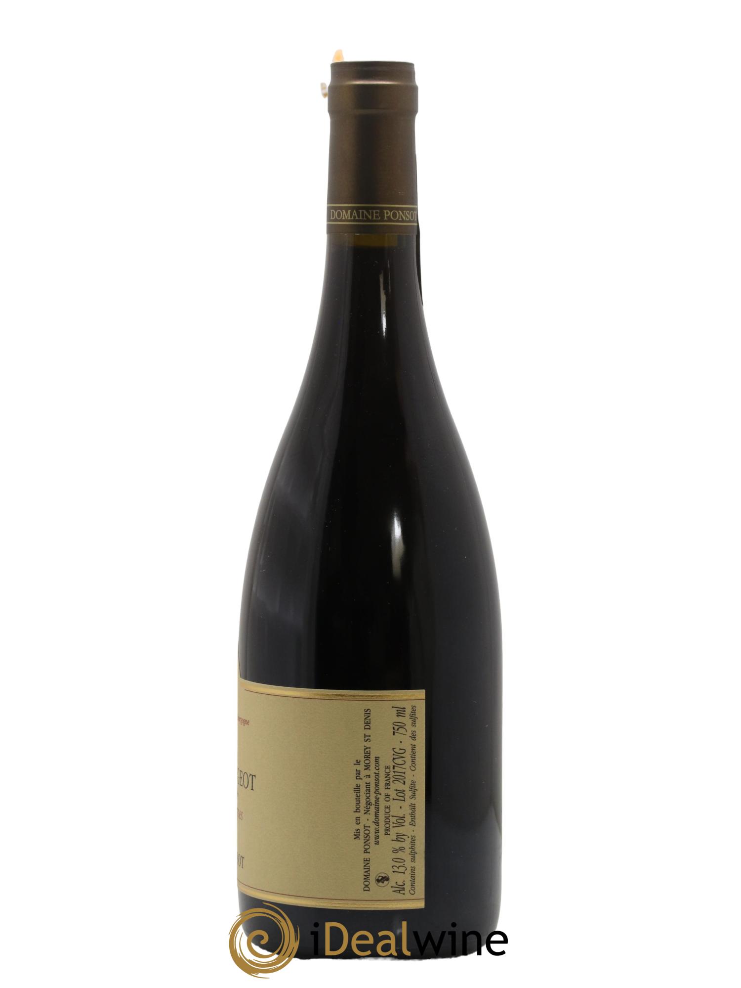 Clos de Vougeot Grand Cru Ponsot (Domaine) 2017 - Lot de 1 bouteille - 2