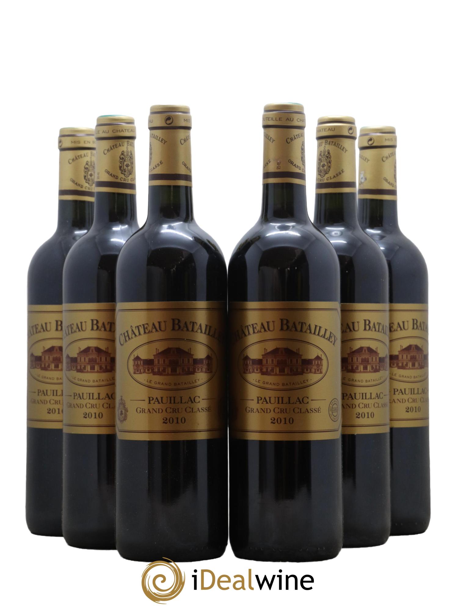 Château Batailley 5ème Grand Cru Classé 2010 - Lot de 6 bouteilles - 0