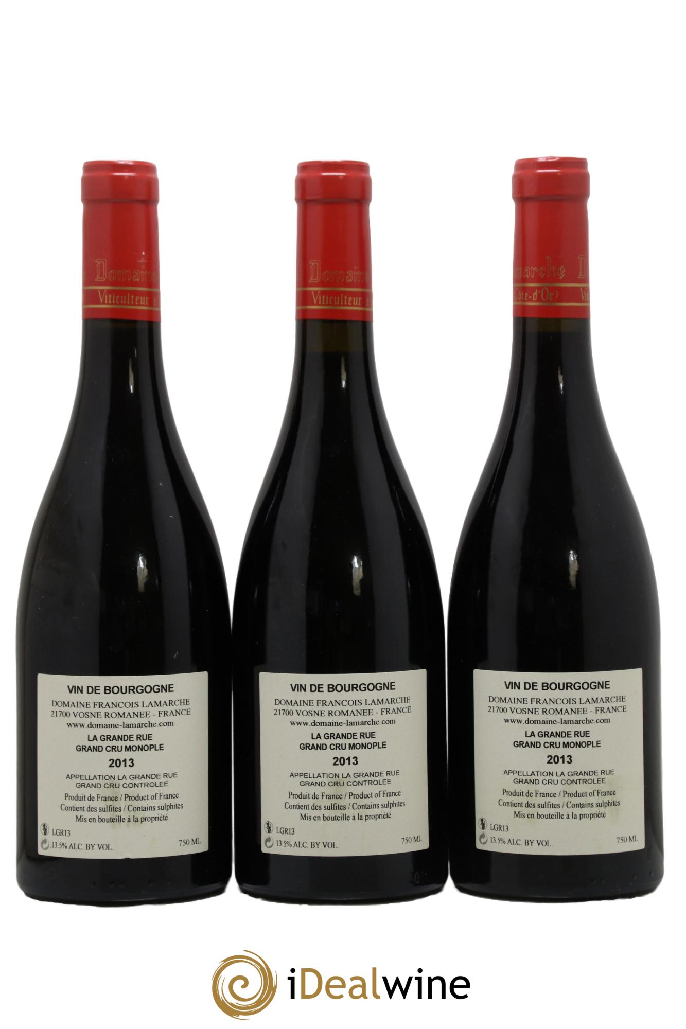 La Grande Rue Grand Cru Lamarche (Domaine)  2013 - Lot de 6 bouteilles - 4