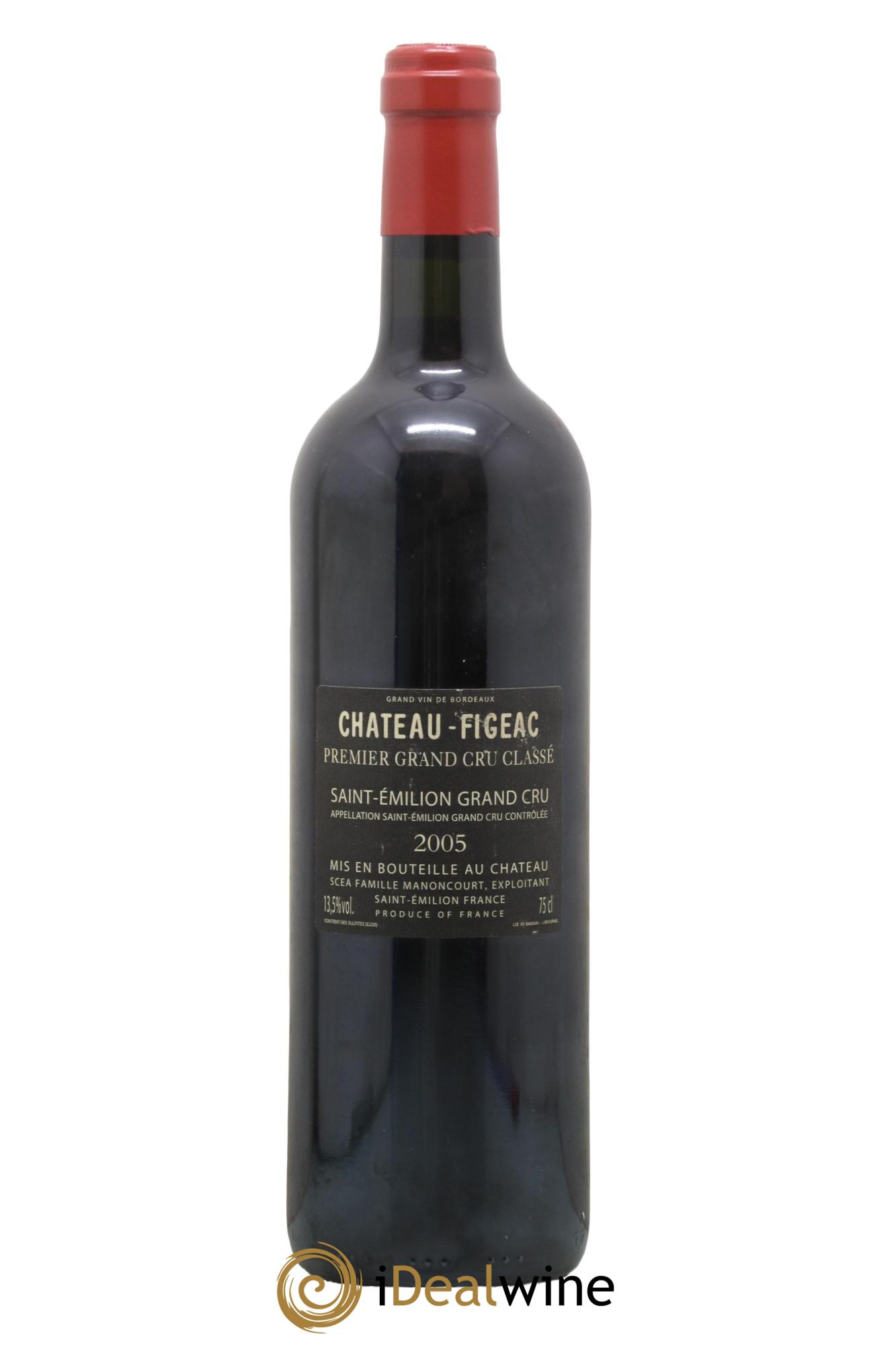 Château Figeac 1er Grand Cru Classé A 2005 - Lotto di 1 bottiglia - 1