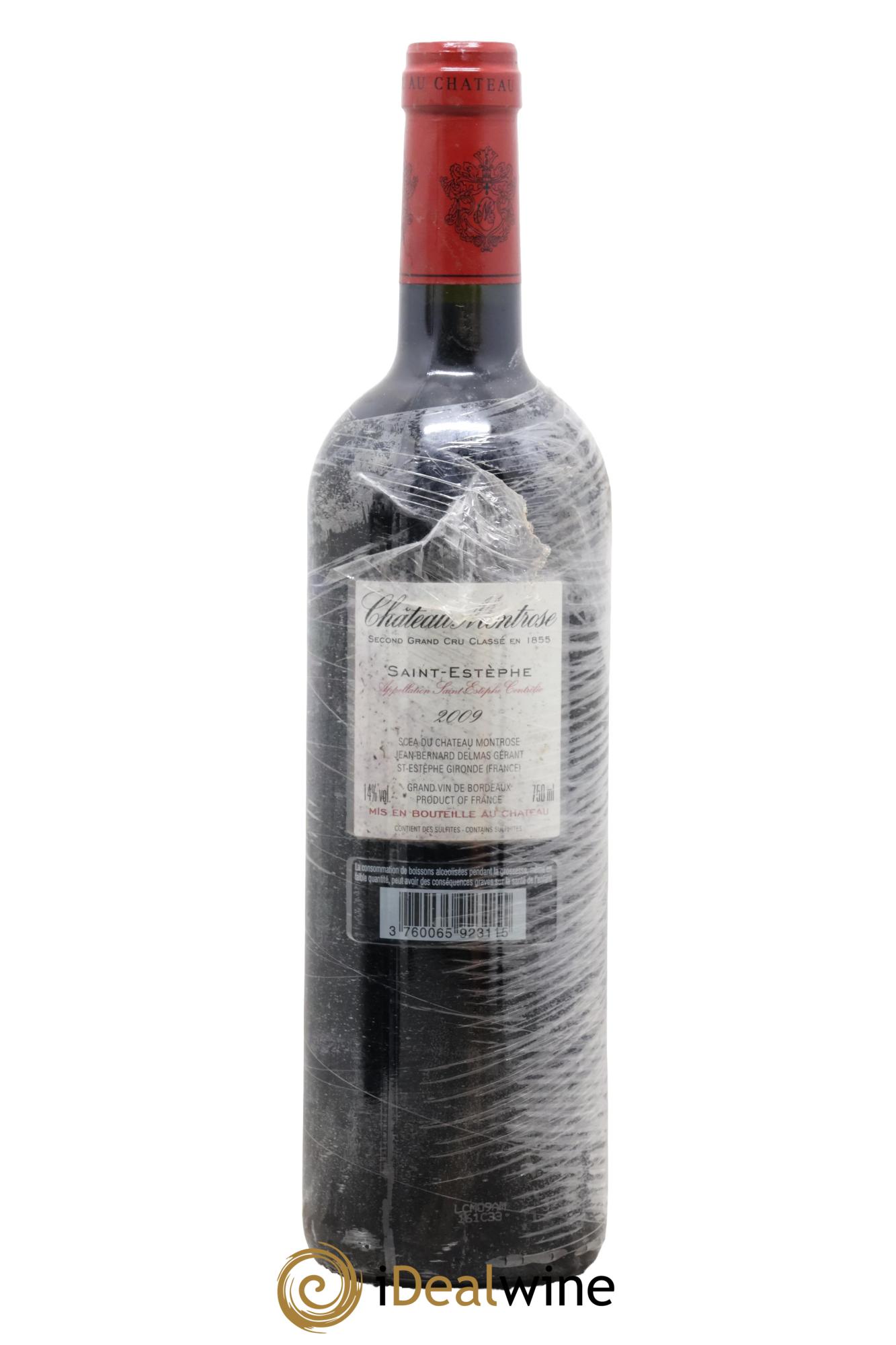 Château Montrose 2ème Grand Cru Classé 2009 - Lot de 1 bouteille - 1