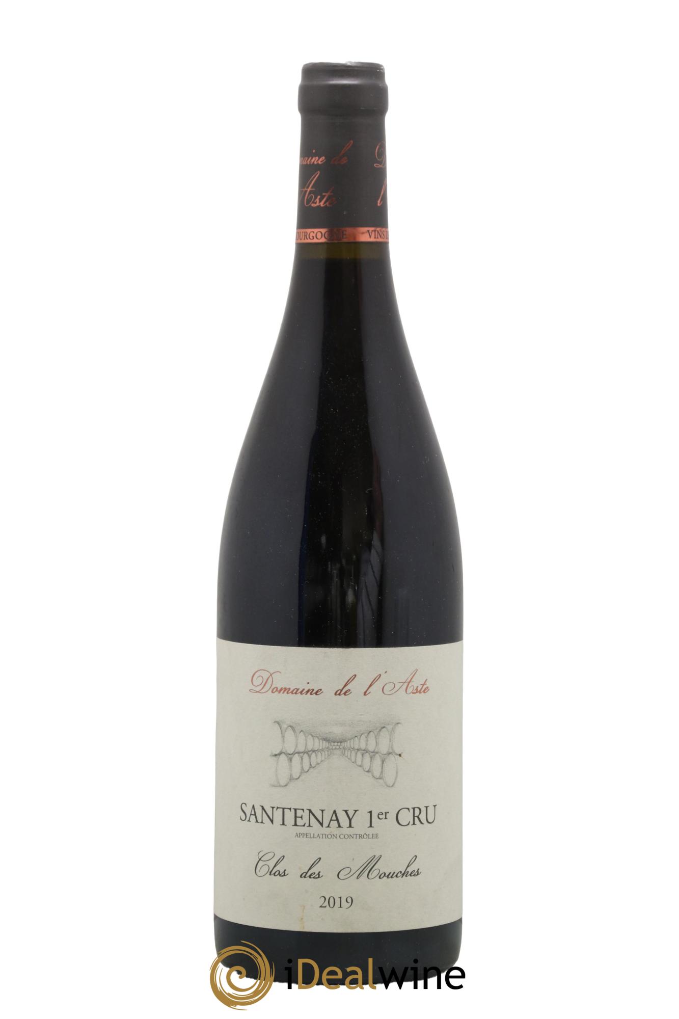 Santenay 1er Cru Clos des Mouches Domaine de l'Aste 2019 - Lot de 1 bouteille - 0