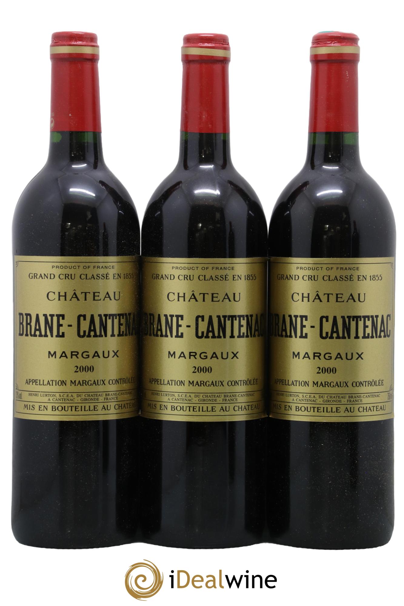 Château Brane Cantenac 2ème Grand Cru Classé 2000 - Lot de 12 bouteilles - 4