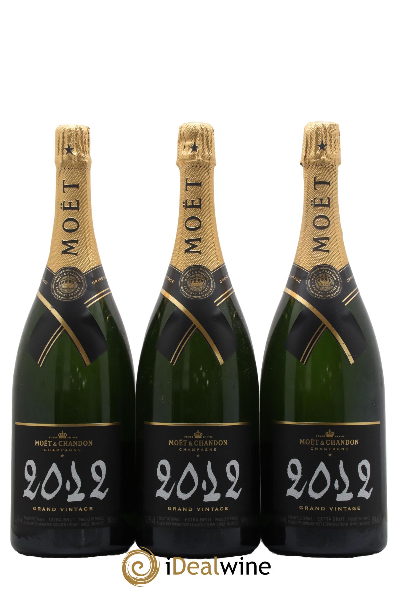 Grand Vintage Moët et Chandon 2012 - Lotto di 3 magnum - 0