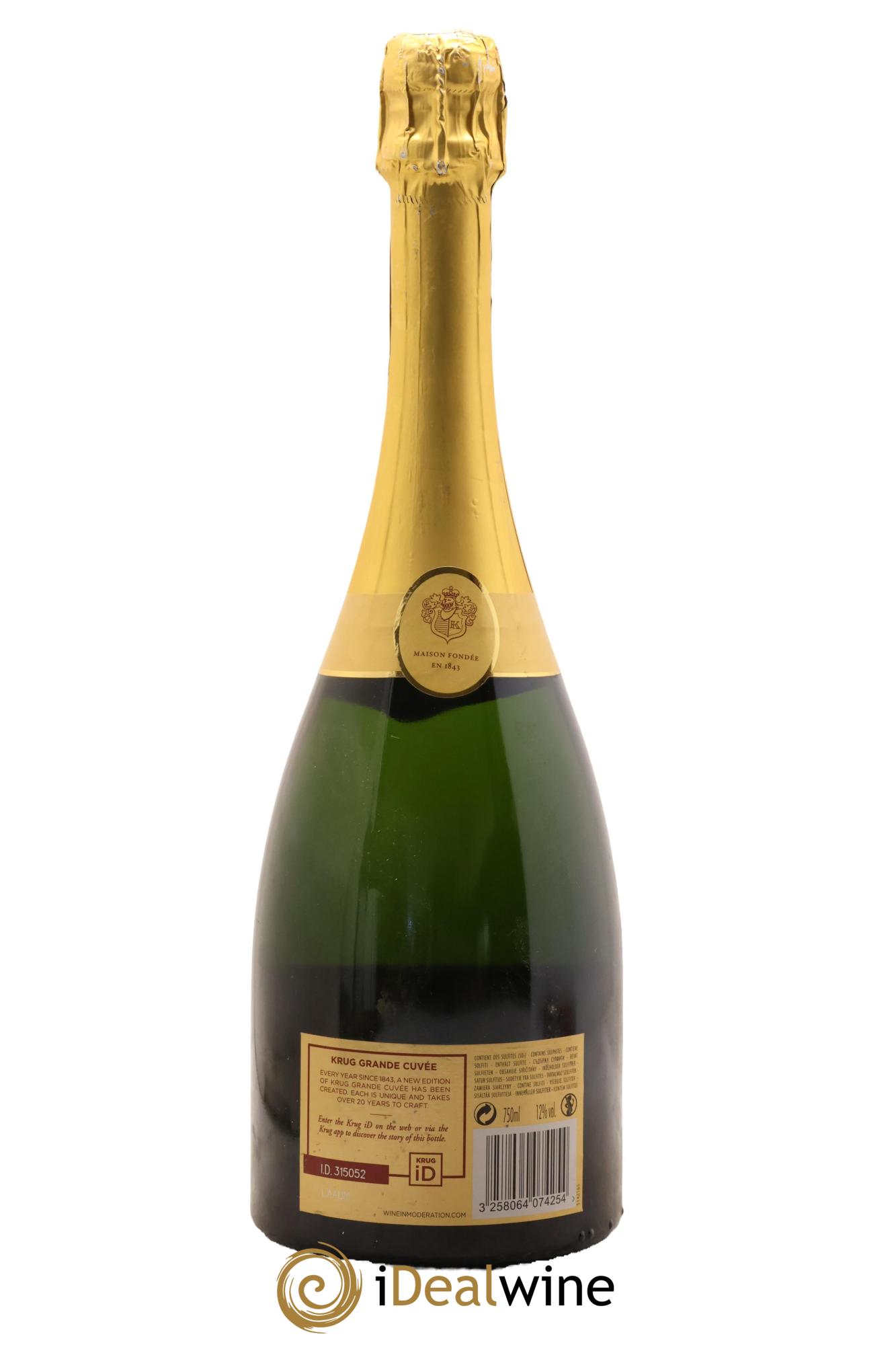 Grande Cuvée - 163ème édition Krug - Lot of 1 bottle - 1