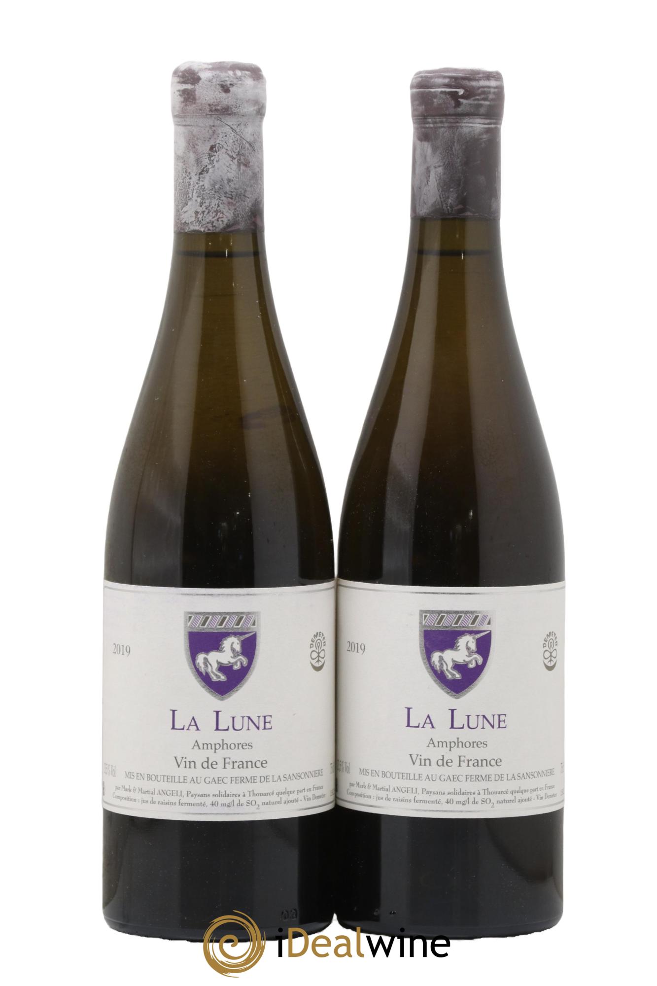 Vin de France La Lune Amphores Mark Angeli (Domaine) - Ferme de la Sansonnière 2019 - Lot de 2 bouteilles - 0