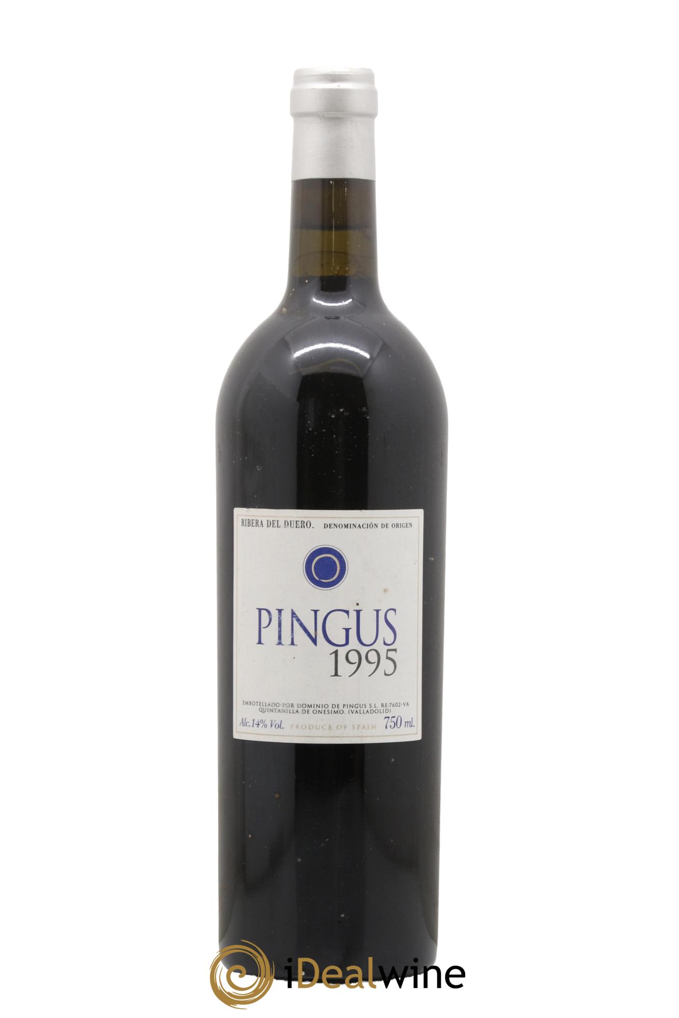 Ribera Del Duero Pingus Dominio de Pingus - Peter Sisseck 1995 - Lot de 1 bouteille - 0