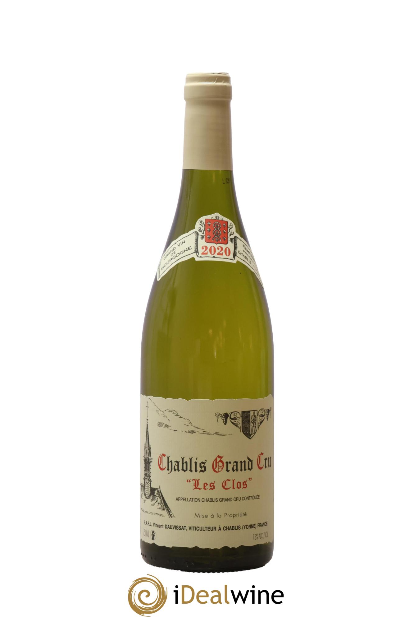 Chablis Grand Cru Les Clos Vincent Dauvissat (Domaine) 2020 - Posten von 1 Flasche - 0