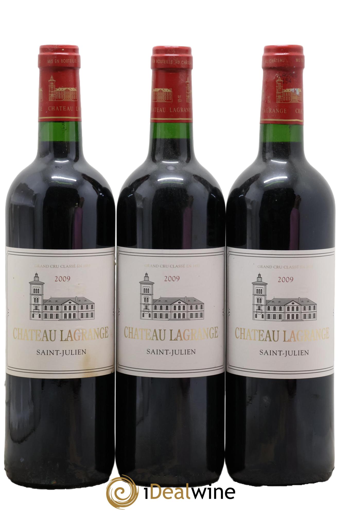 Château Lagrange 3ème Grand Cru Classé 2009 - Lot of 3 bottles - 0