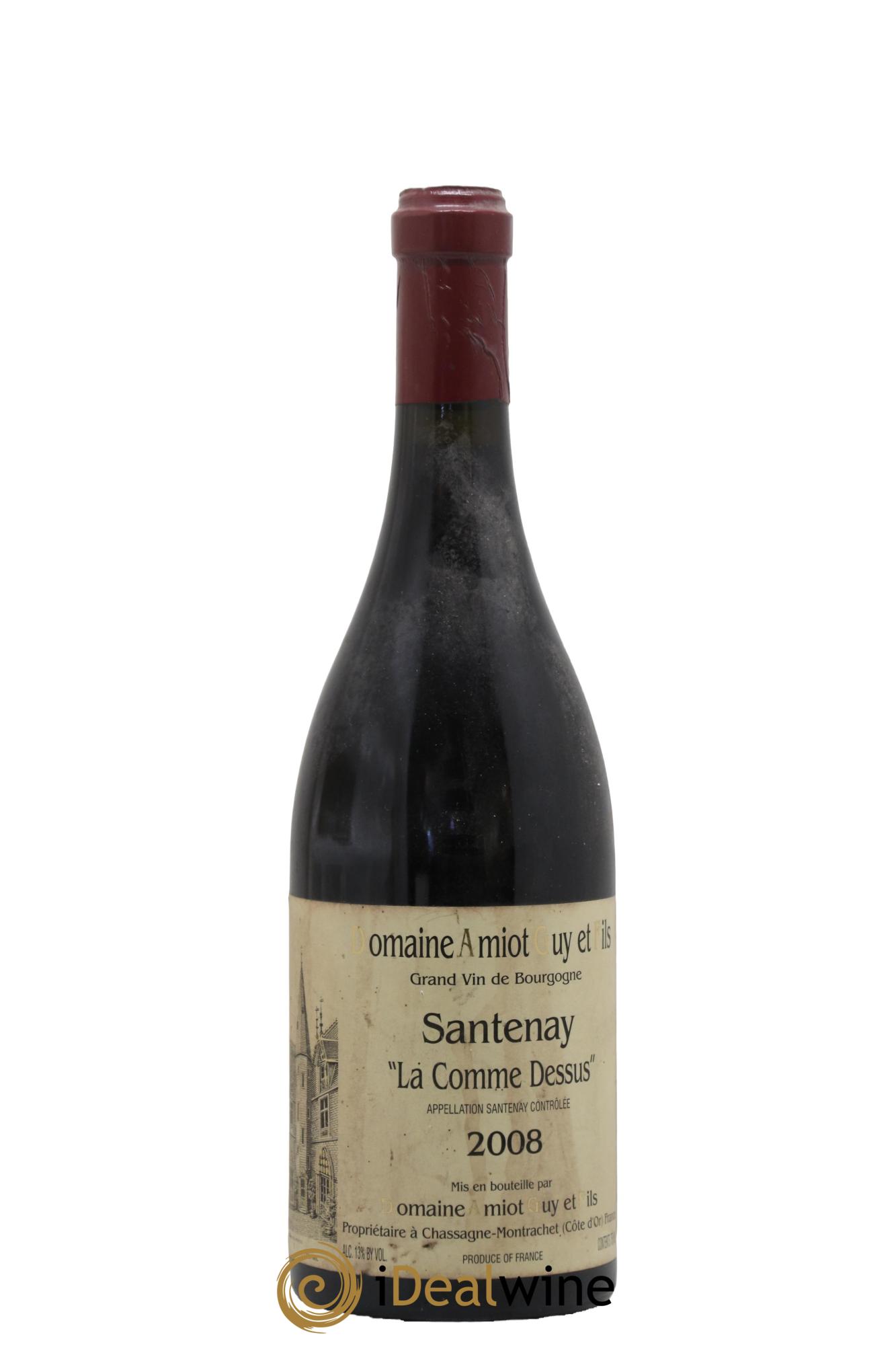 Santenay 1er Cru Commes Dessus Domaine Guy Et Thierry Amiot 2008 - Lot de 1 bouteille - 0