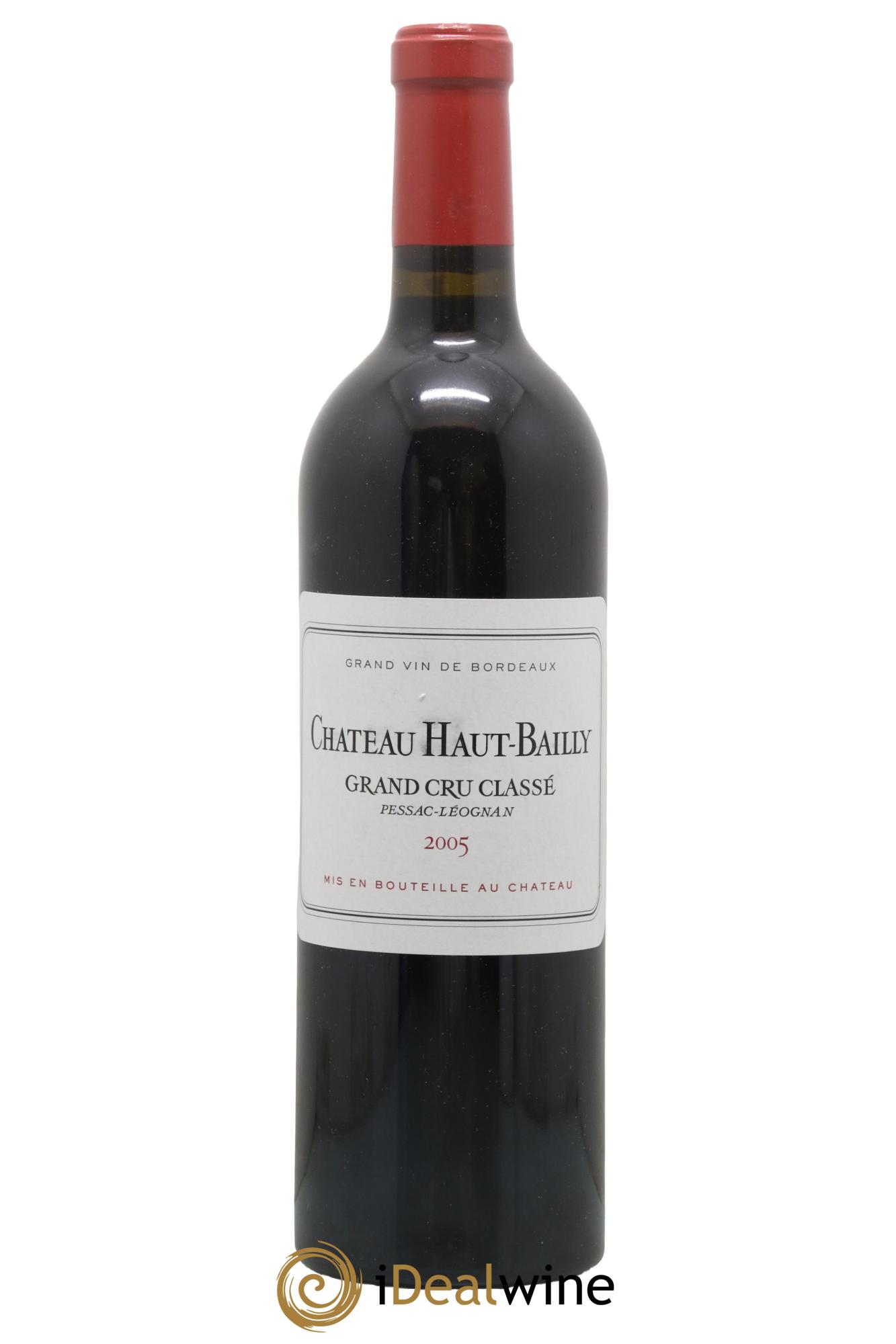 Château Haut-Bailly Cru Classé de Graves 2005 - Lot de 1 bouteille - 0