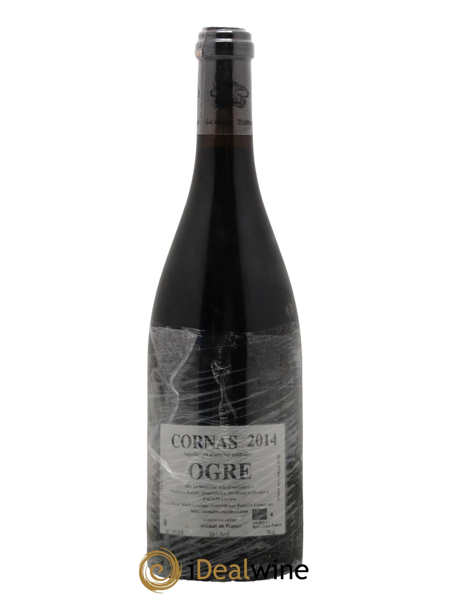 Cornas Ogre Coulet (Domaine du) - Matthieu Barret 2014 - Lot of 1 bottle - 1