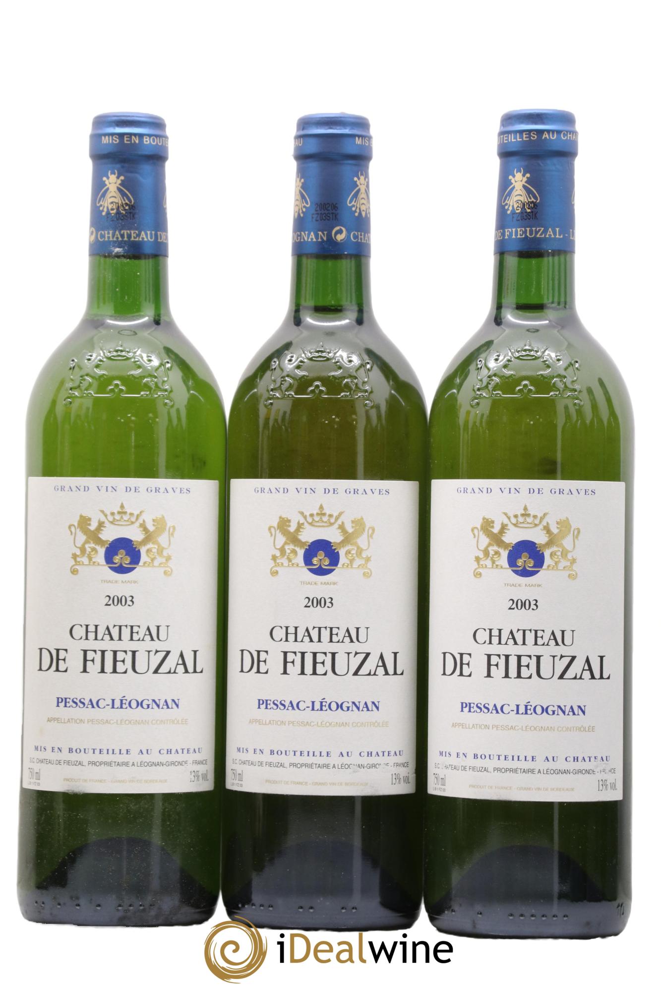 Château de Fieuzal 2003 - Lotto di 12 bottiglie - 2
