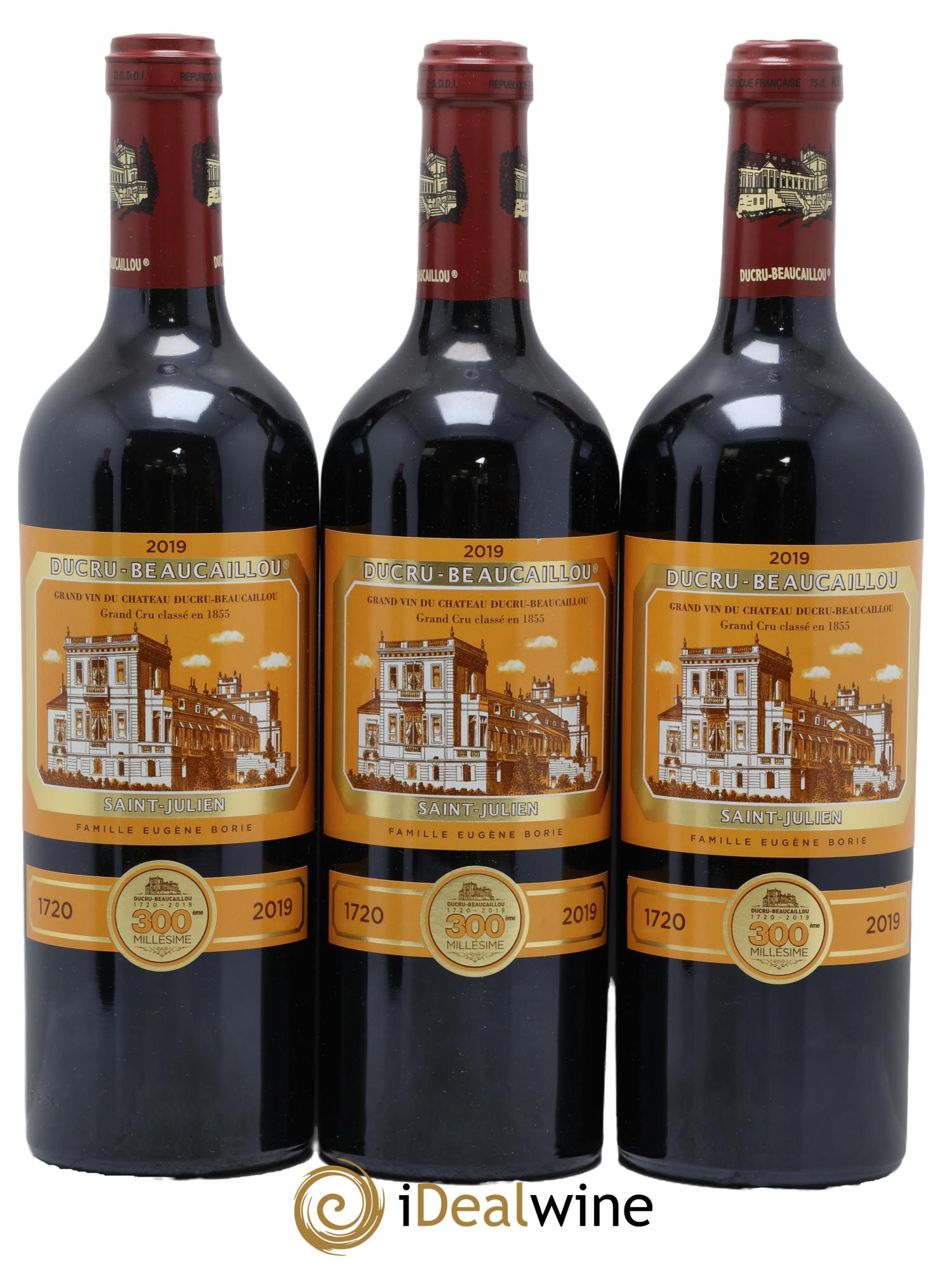 Château Ducru Beaucaillou 2ème Grand Cru Classé 2019 - Lot de 3 bouteilles - 0