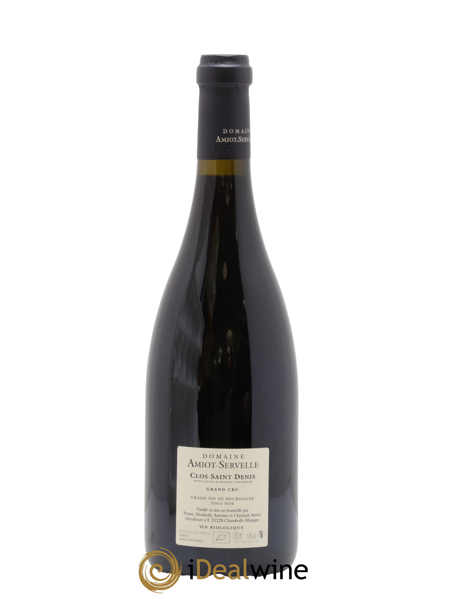 Clos Saint-Denis Grand Cru Amiot-Servelle 2017 - Lot de 1 bouteille - 1