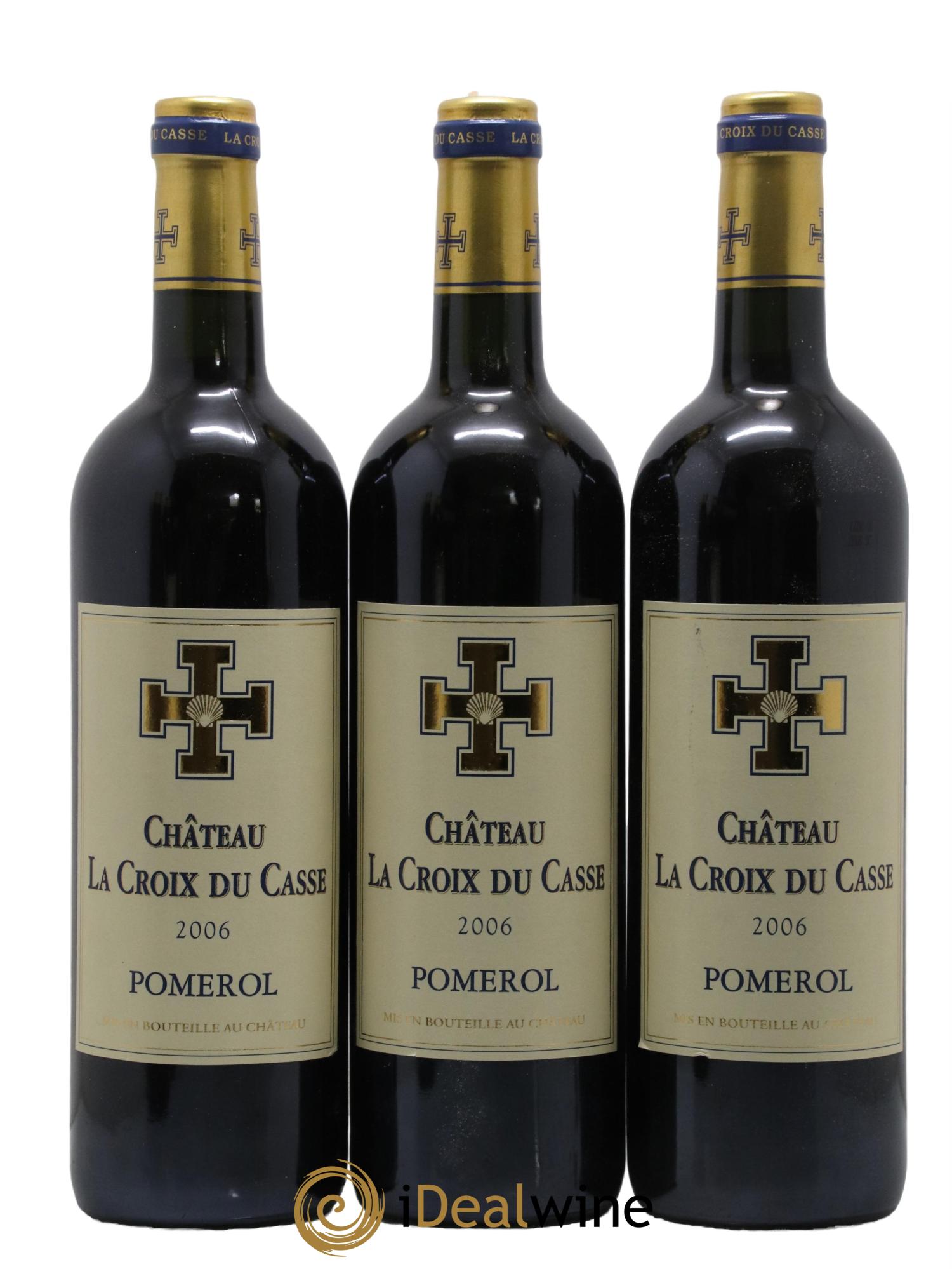 Château la Croix du Casse 2006 - Lot de 3 bouteilles - 0