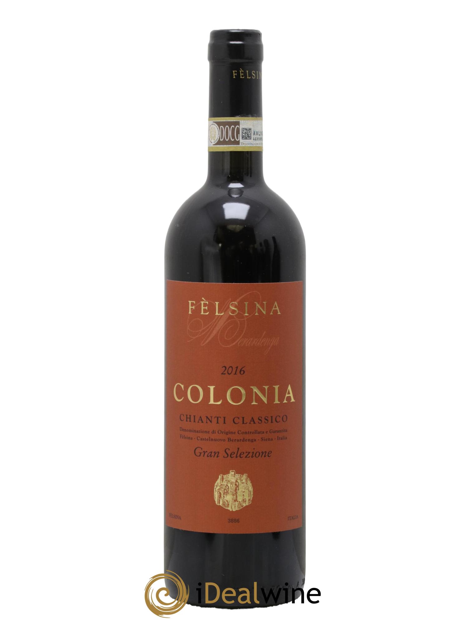 Chianti Classico DOCG Gran Selezione Felsina Colonia 2016 - Posten von 1 Flasche - 0