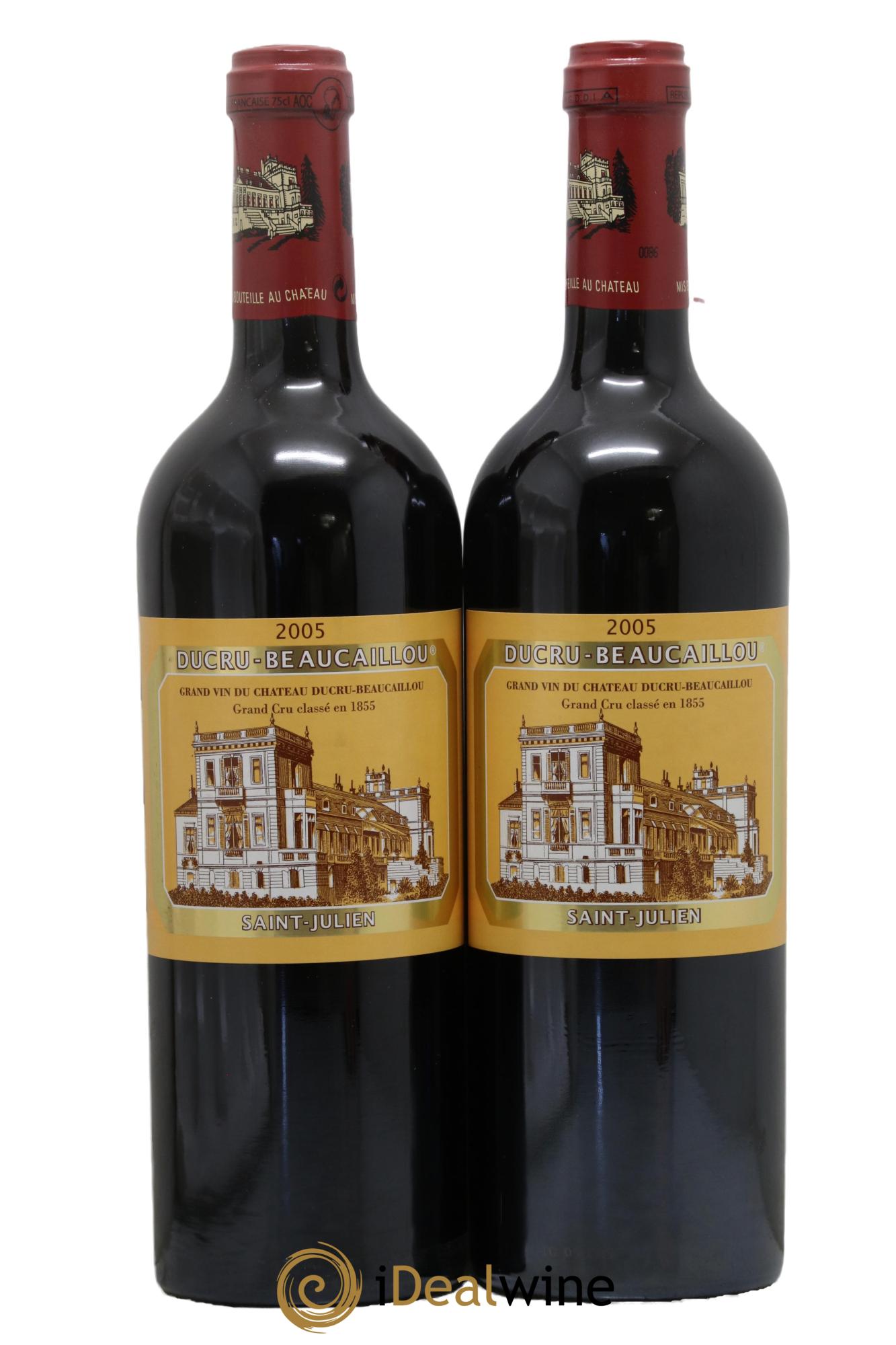 Château Ducru Beaucaillou 2ème Grand Cru Classé 2005 - Lot de 2 bouteilles - 0