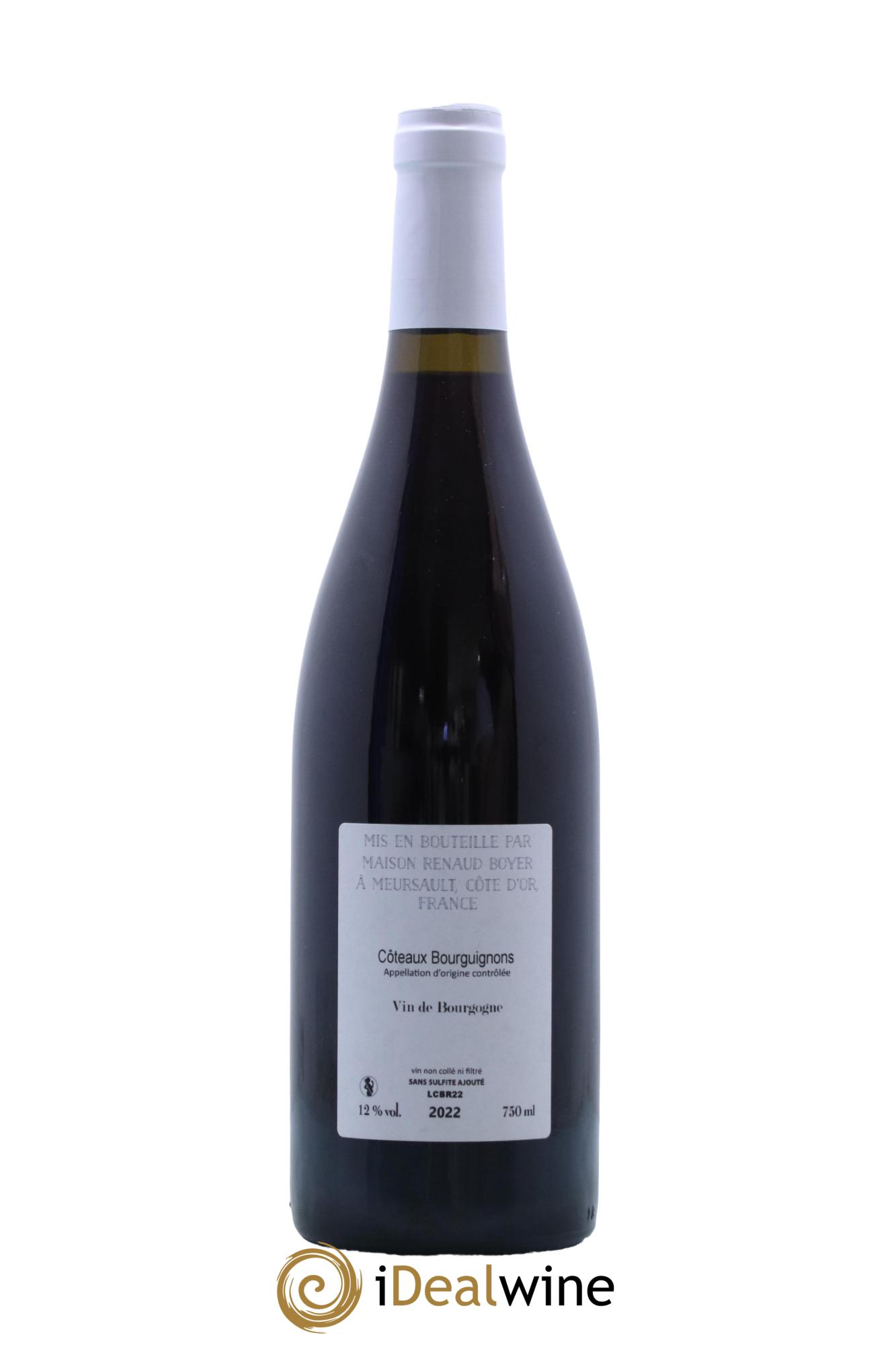 Coteaux Bourguignons En Attendant Riaux Renaud Boyer En Riaux Renaud Boyer 2022 - Lot de 1 bouteille - 1