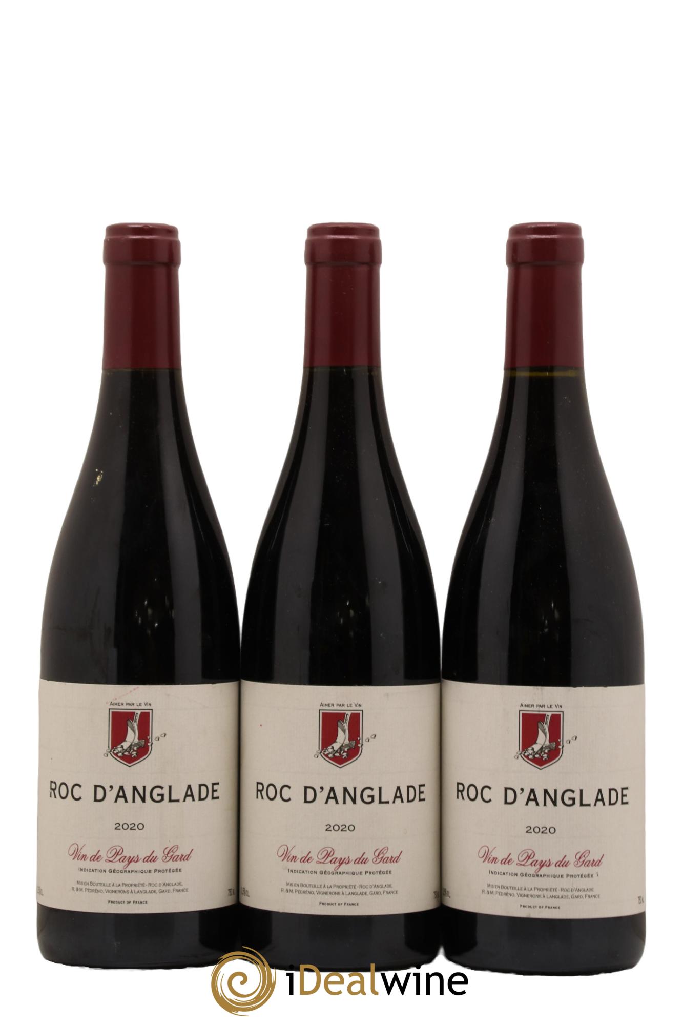 IGP Pays du Gard Roc d'Anglade Rémy Pédréno 2020 - Lot of 3 bottles - 0