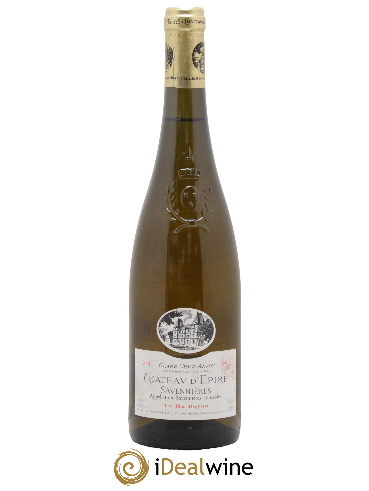 Savennières Le Hu Boyau Château d'Epiré 2001 - Lot de 1 bouteille - 0