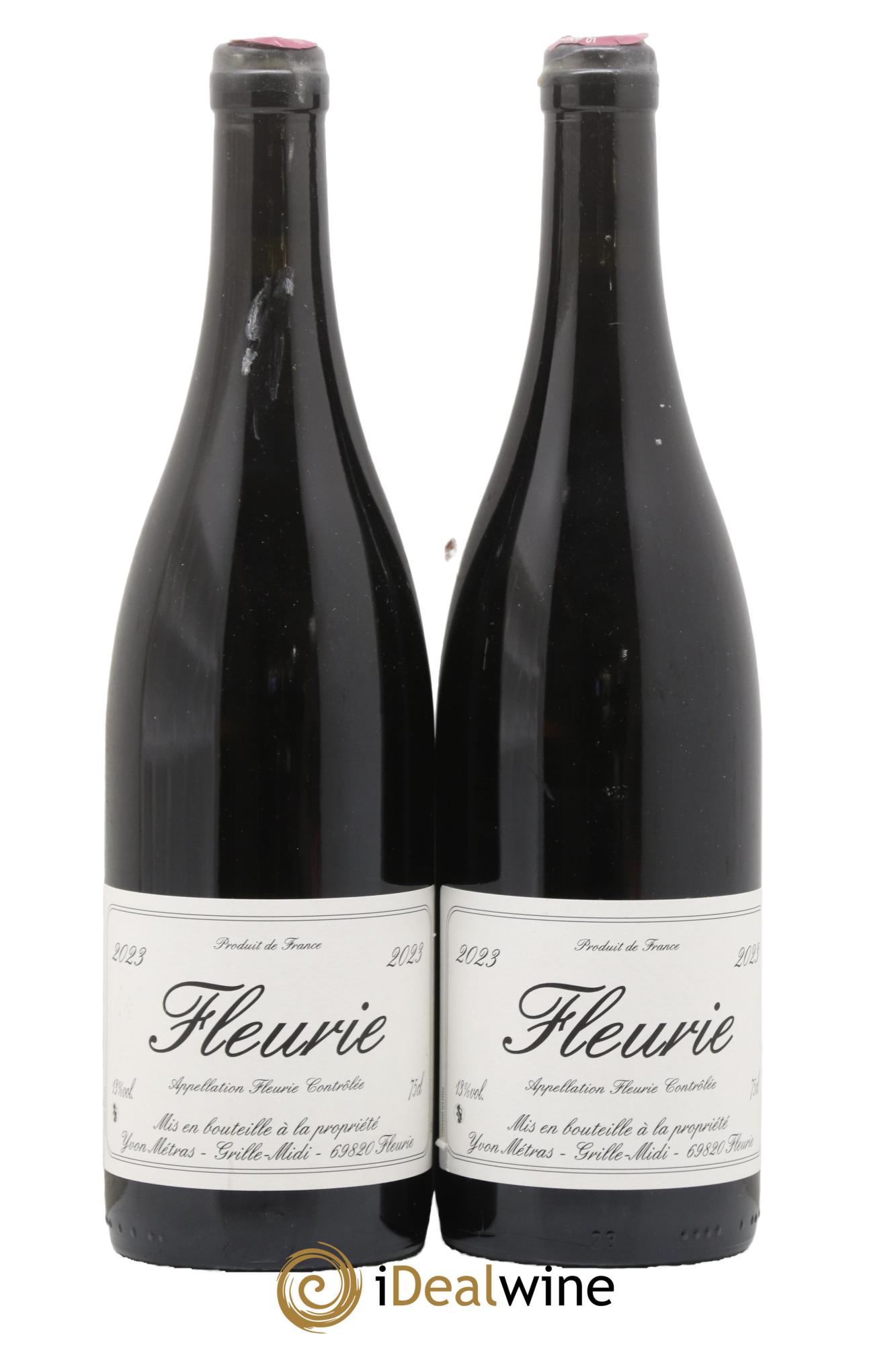 Fleurie Yvon Métras 2023 - Lot de 2 bouteilles - 0