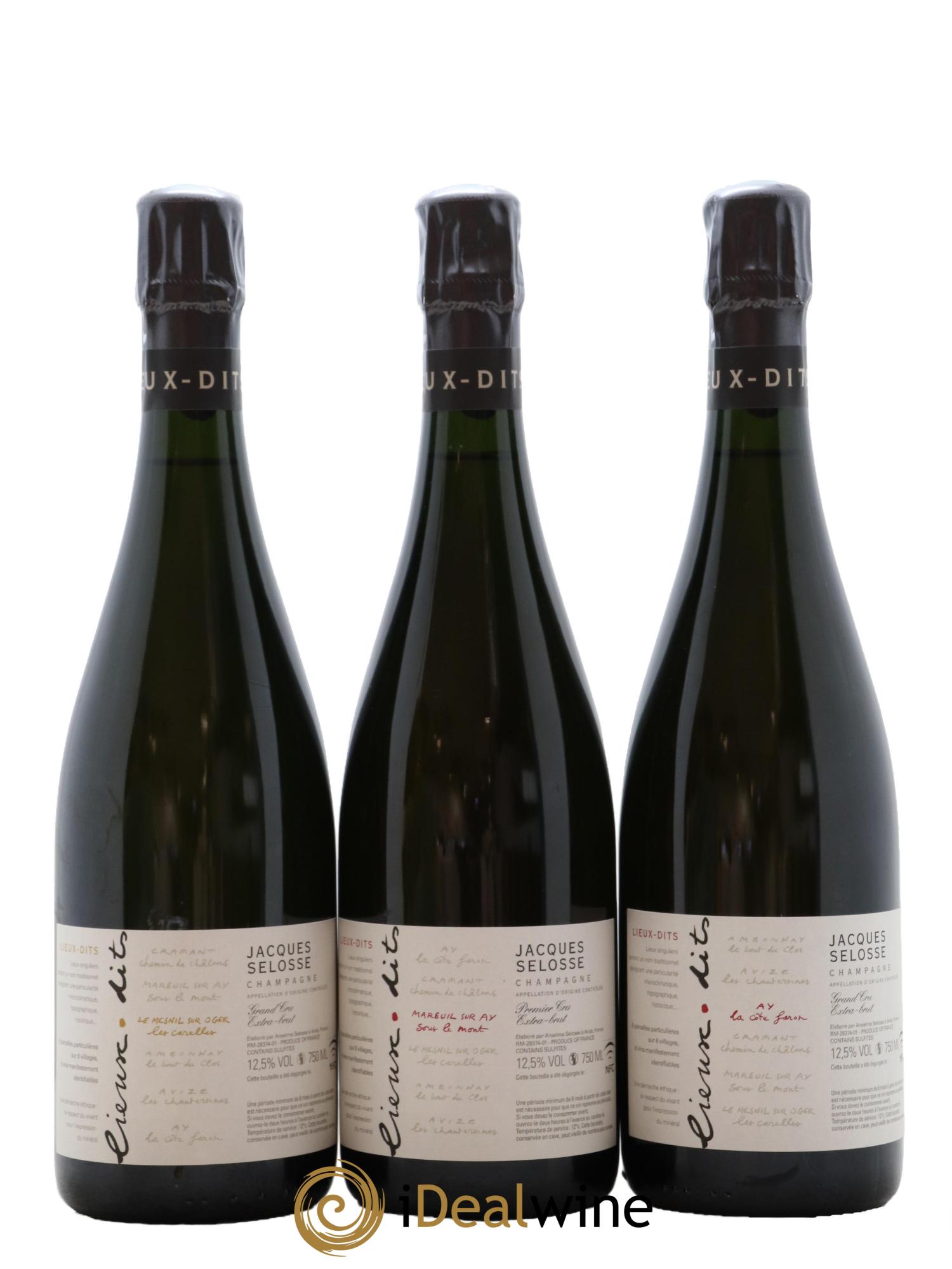Caisse Collection Lieux-dits Jacques Selosse - Lot de 6 bouteilles - 2