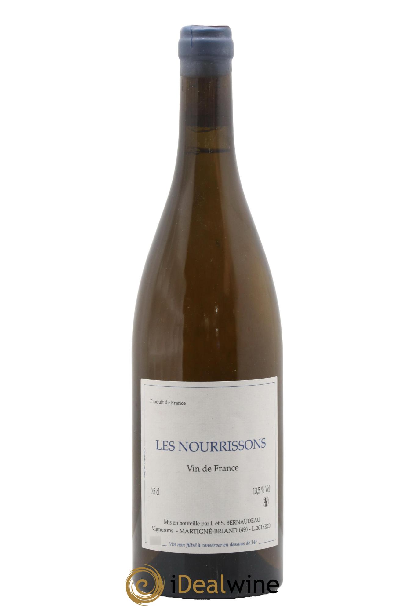 Vin de France Les Nourrissons Stéphane Bernaudeau 2018 - Lot de 1 bouteille - 0