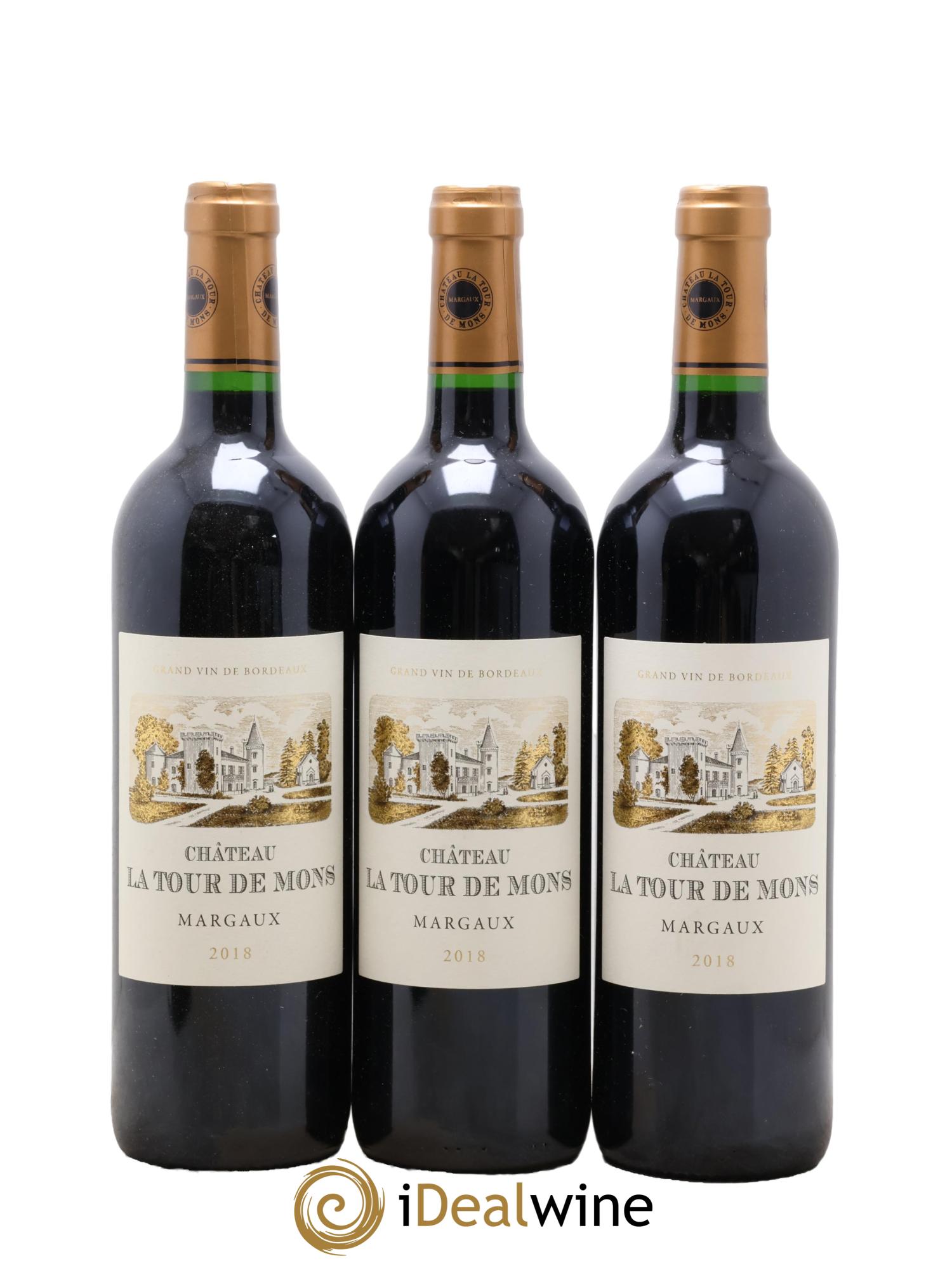 Château la Tour de Mons Cru Bourgeois 2018 - Lotto di 6 bottiglie - 2