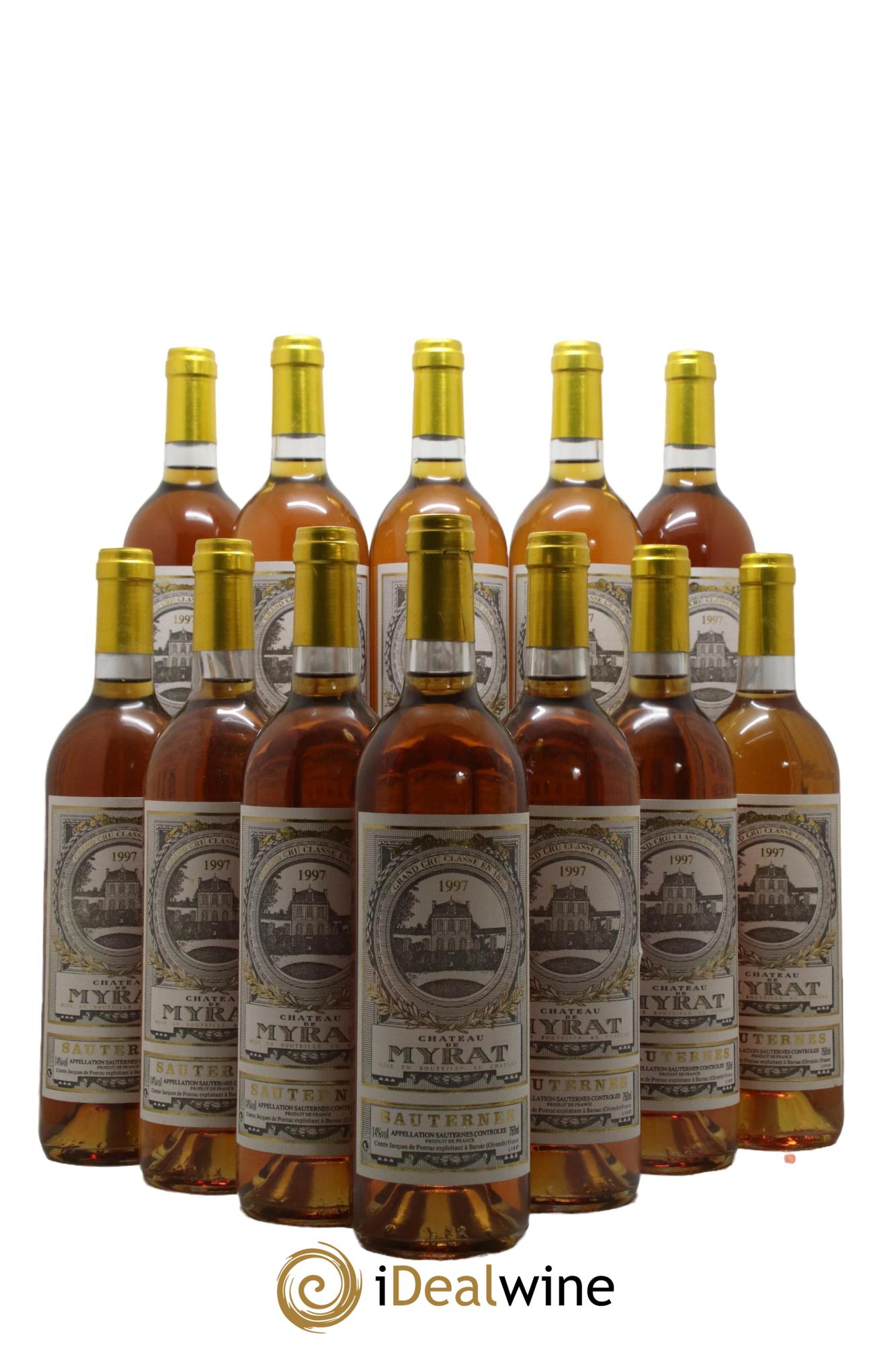 Château de Myrat 2ème Grand Cru Classé 1997 - Lotto di 12 bottiglie - 0