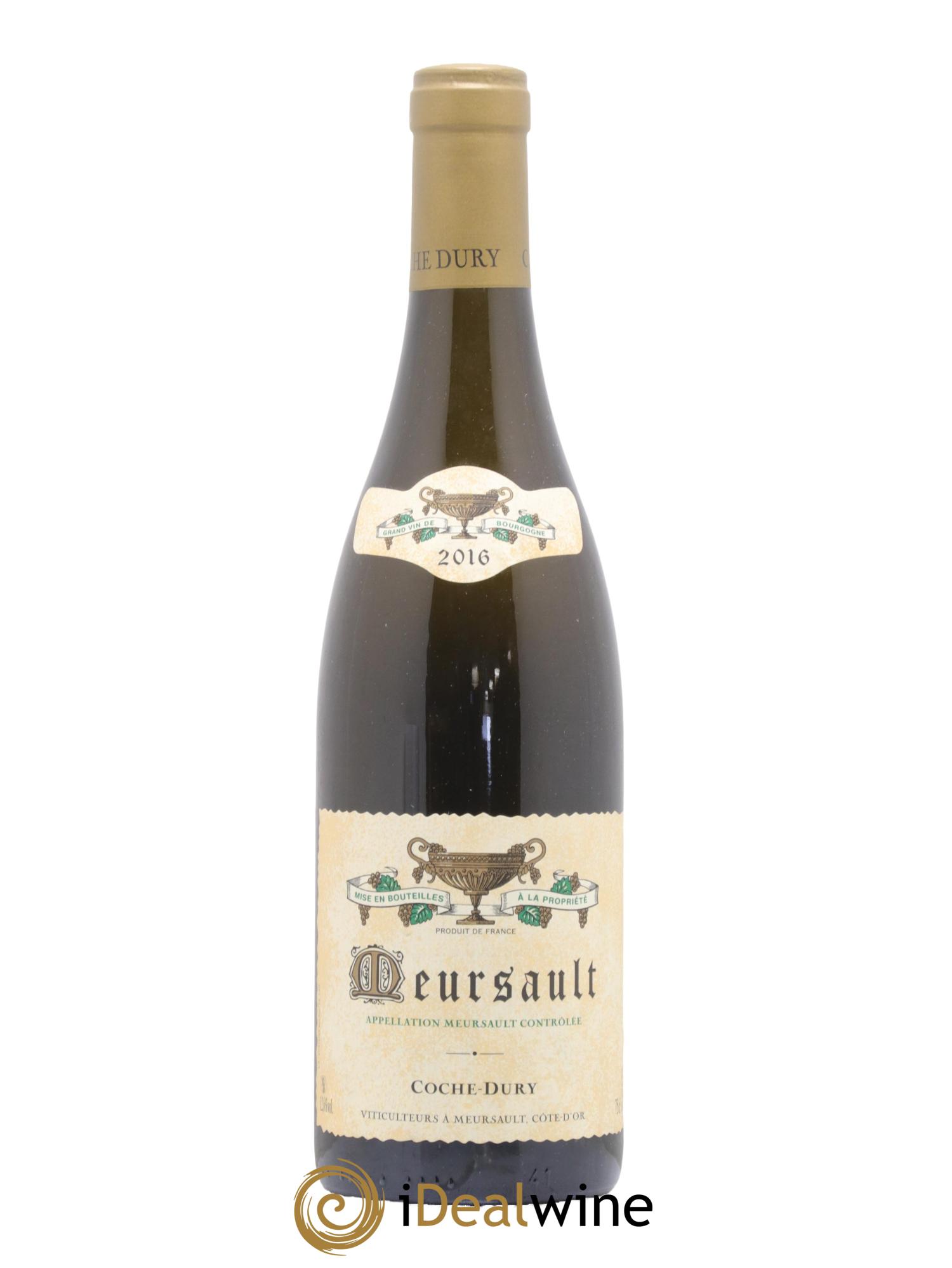 Meursault Coche Dury (Domaine) 2016 - Lot de 1 bouteille - 0